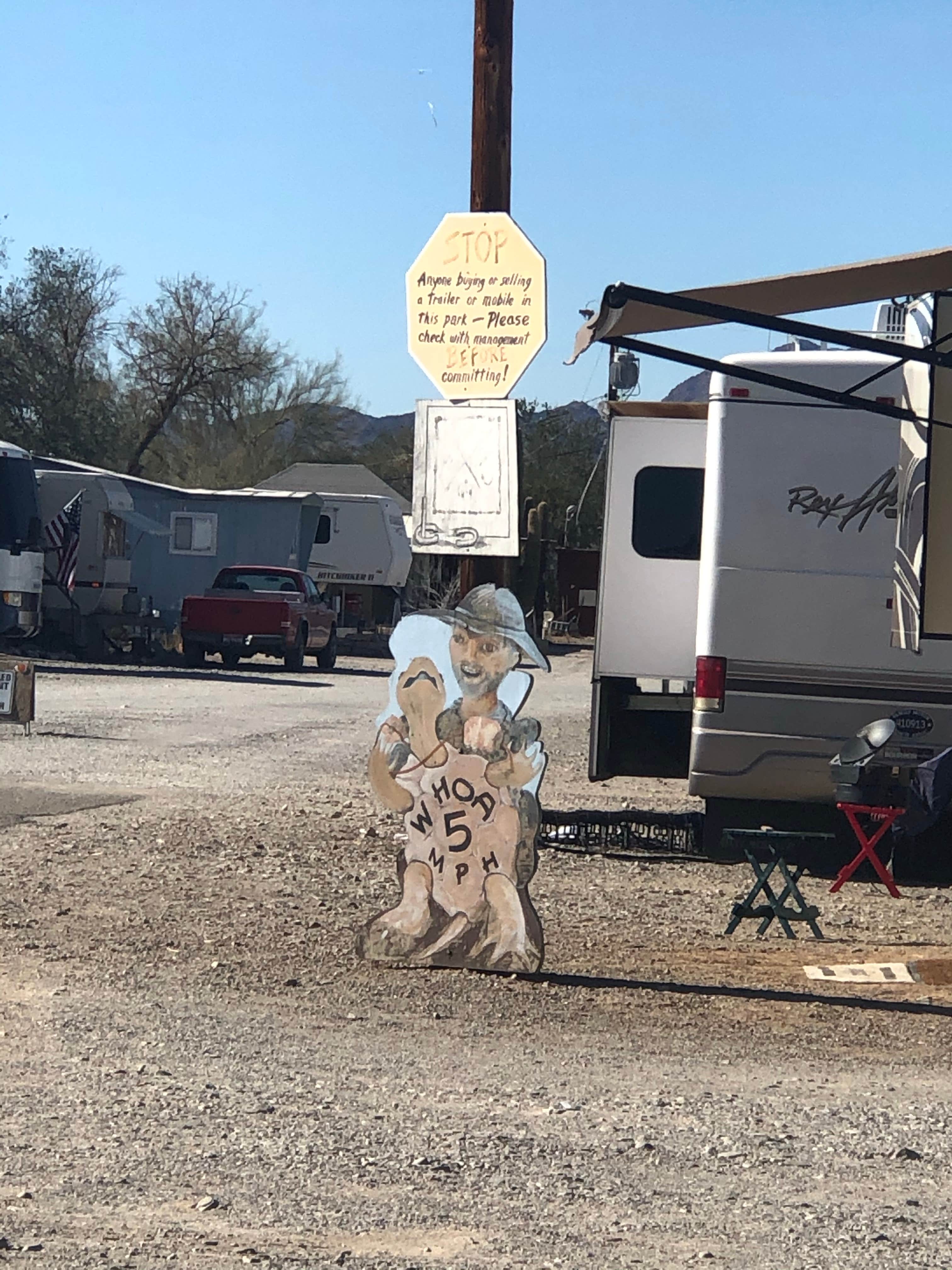 Camping near Pattie's RV Park: La-Z-Daze Trailer Park, Quartzsite, Arizona