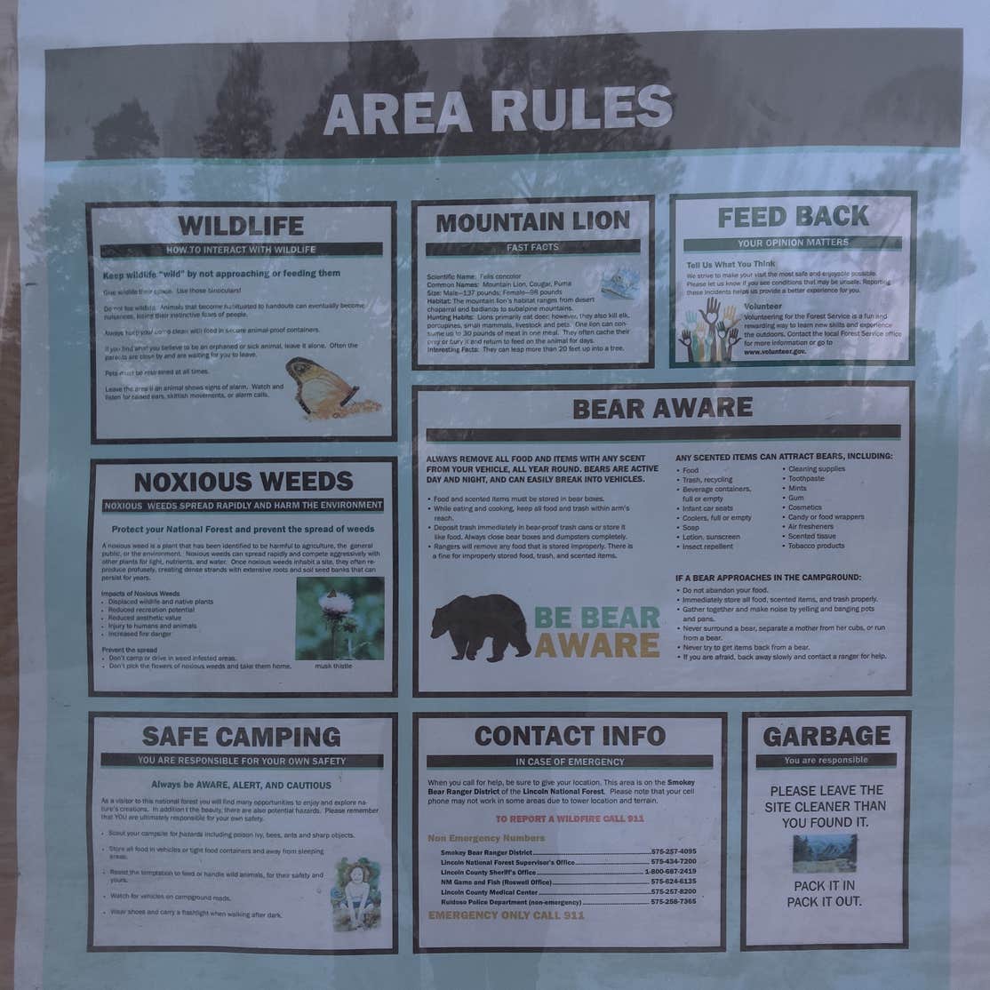 Cedar Creek Recreation Area Camping Ruidoso, NM