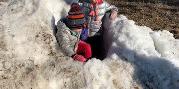 Camper submitted image from Winter Camp at Walking Stick Adventures Farm