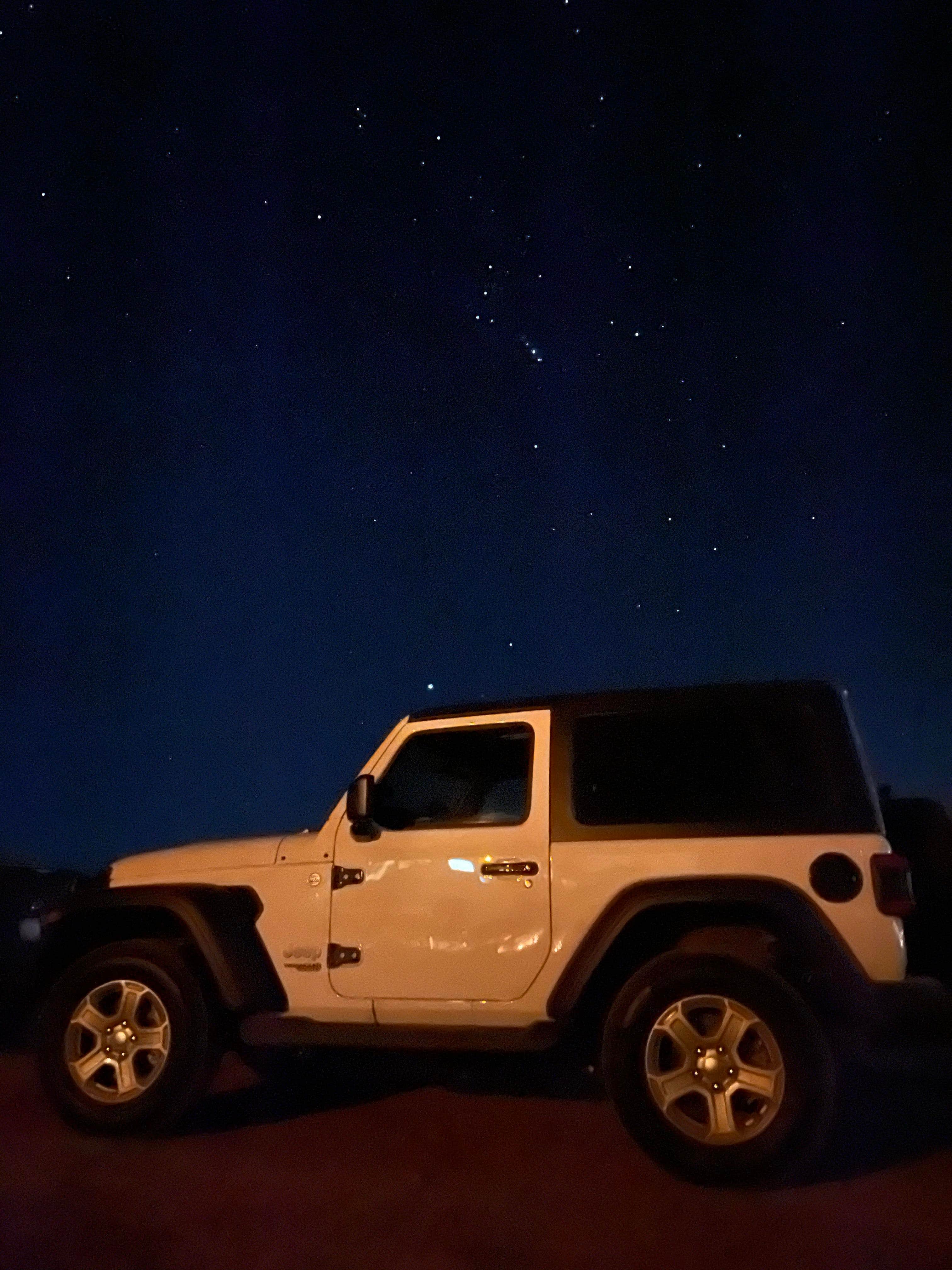 Camper-submitted photo at Fossil Falls dry lake bed near Sequoia National Forest