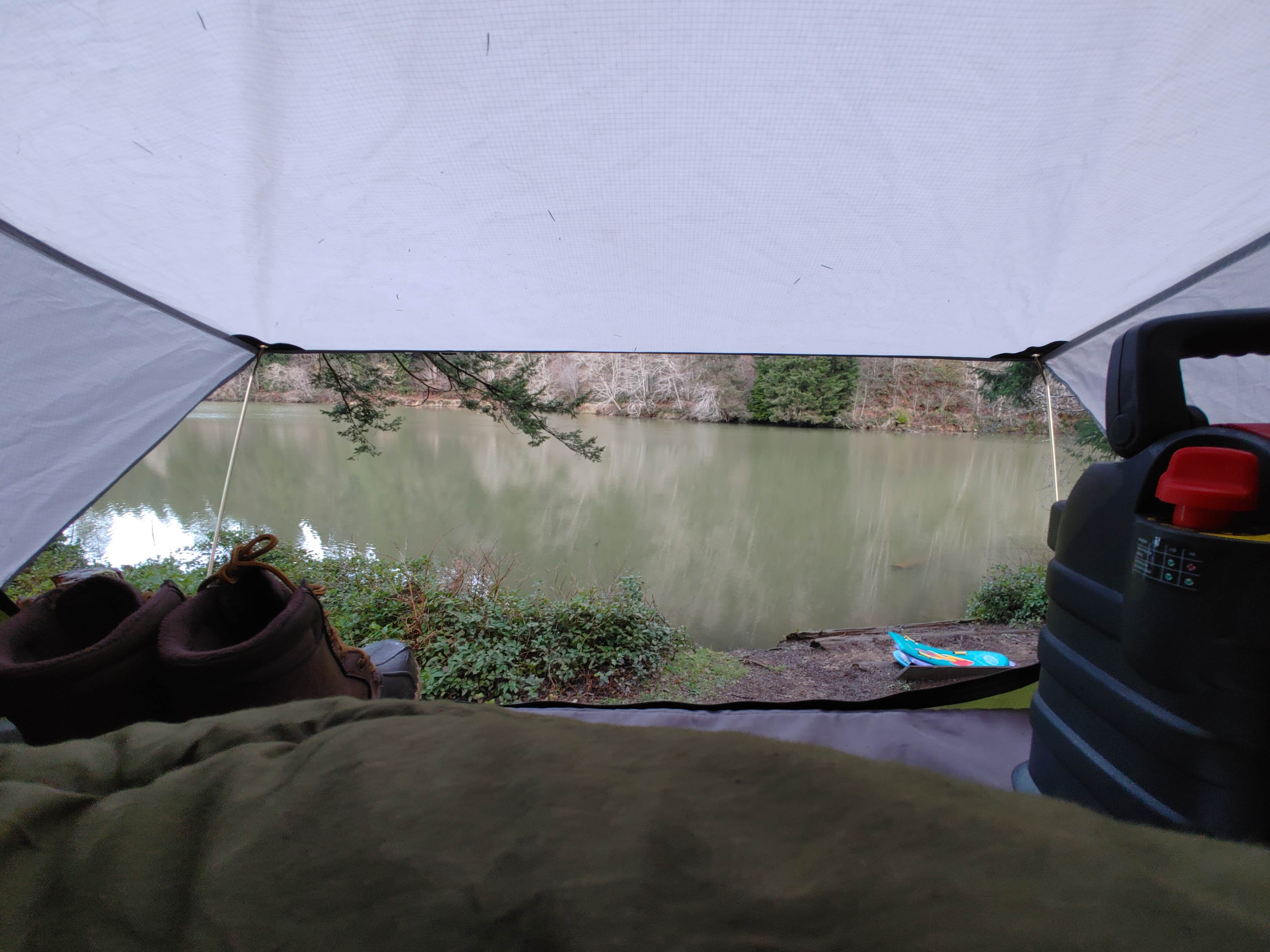 Camper-submitted photo at Lake Sylvia State Park Campground near Matlock, WA