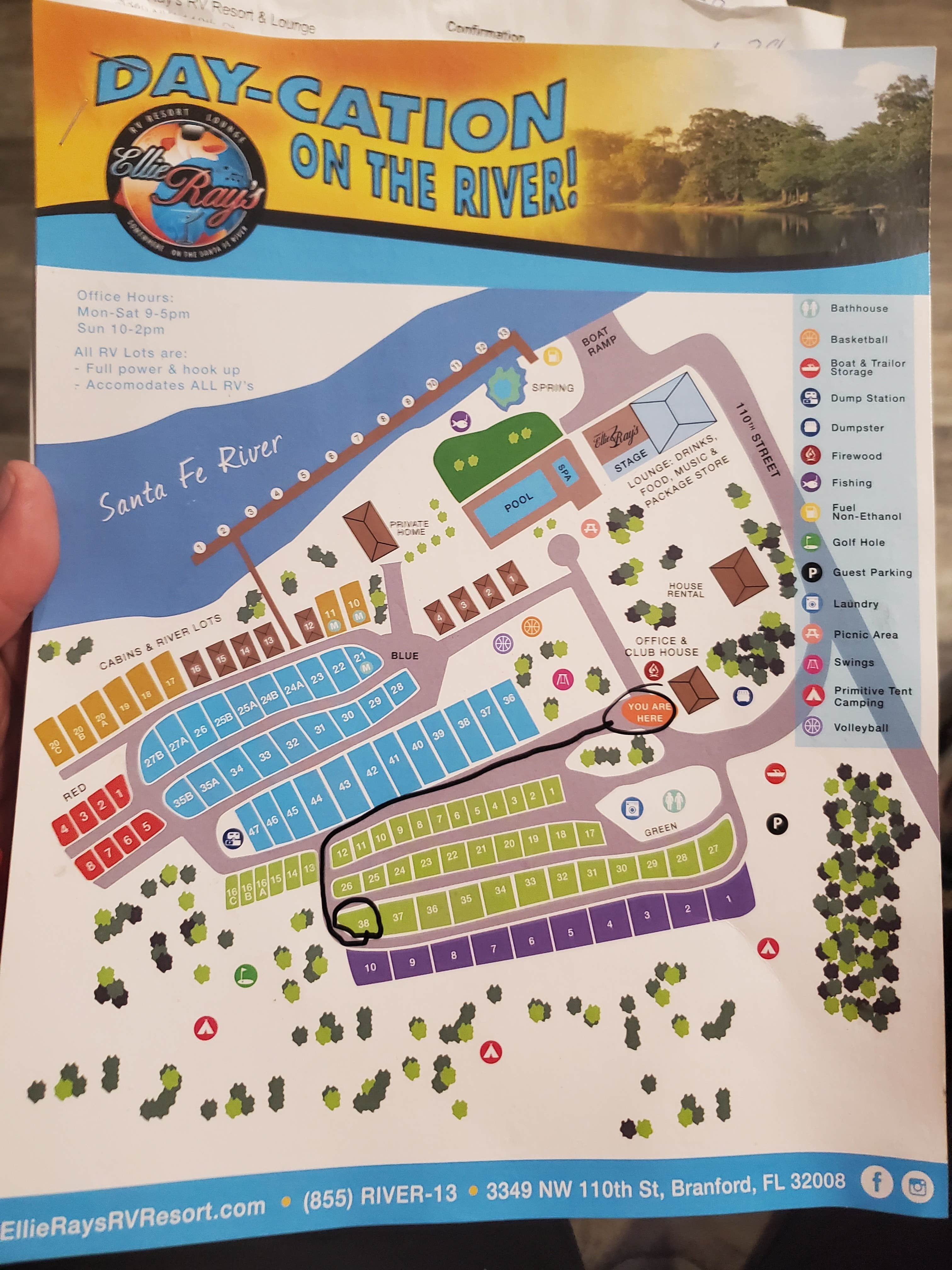 Camper-submitted photo at Ellie Ray's RV Resort & Lounge near Fort White, FL