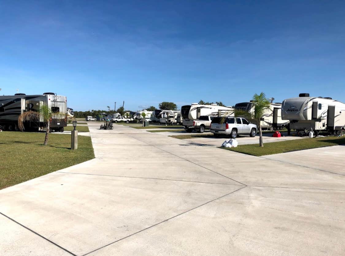 Tina E.'s photo of rv camping at Southern Oaks Luxury RV Park near Port Aransas, TX