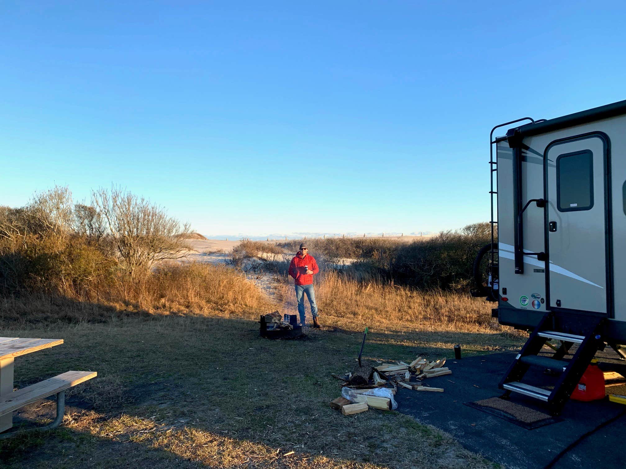 Britt B.'s photo at Oceanside Campground Loop1 near Assateague Island National Seashore