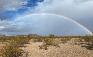 Angela G.'s photo of a dispersed camping area at BLM Ironwood Forest National Monument - Pipeline Rd Dispersed camping near Stanfield, AZ