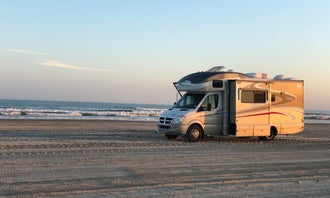 Camping near North Beach — Padre Island National Seashore: Port Aransas Permit Beach, Port Aransas, Texas