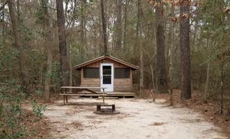 Camping near Jim and Gin’s Glamping Yurt: Lake Houston Wilderness Park, New Caney, Texas