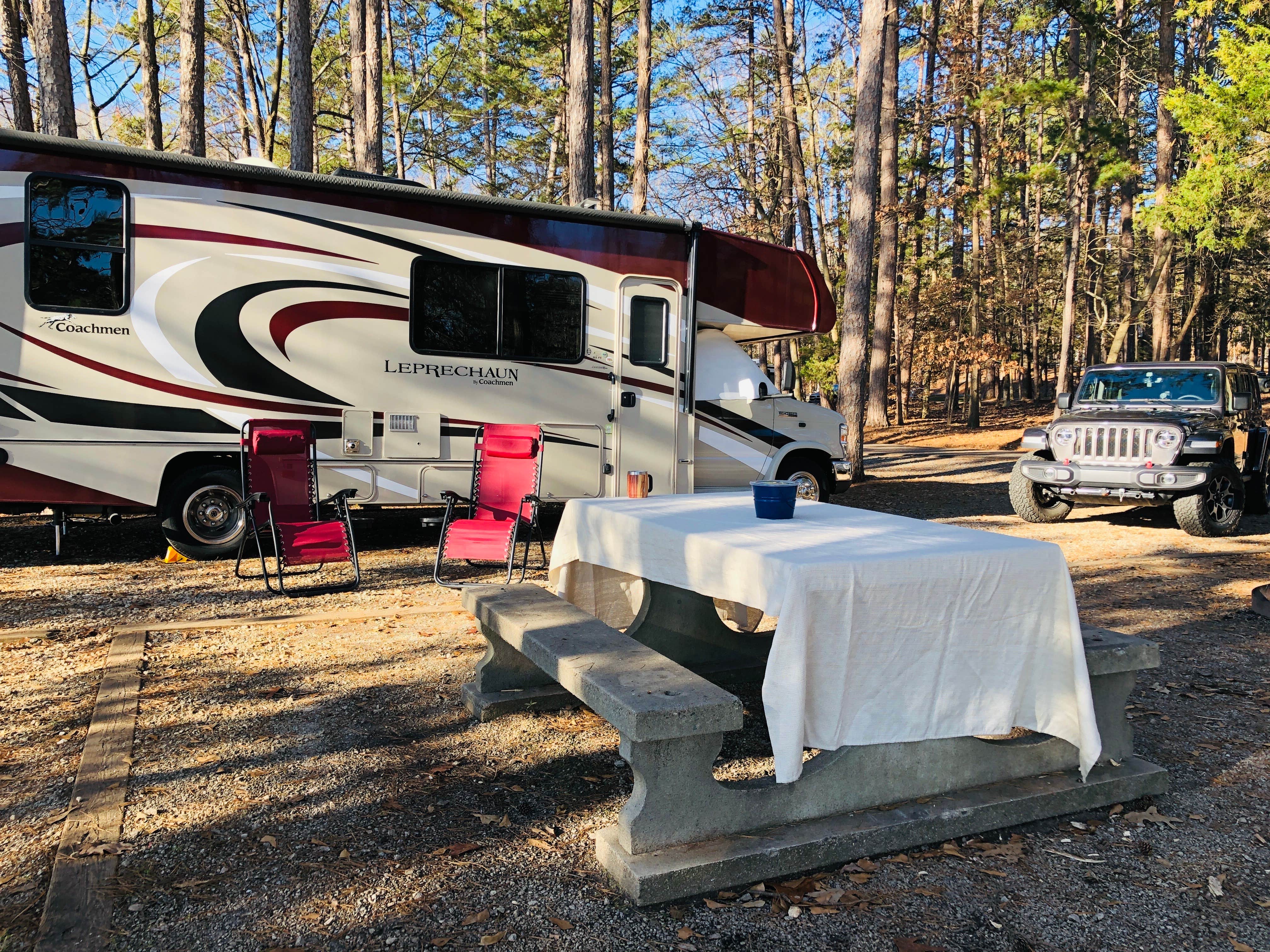 Kevin A.'s photo of rv camping at Tugaloo State Park Campground near Lavonia, GA