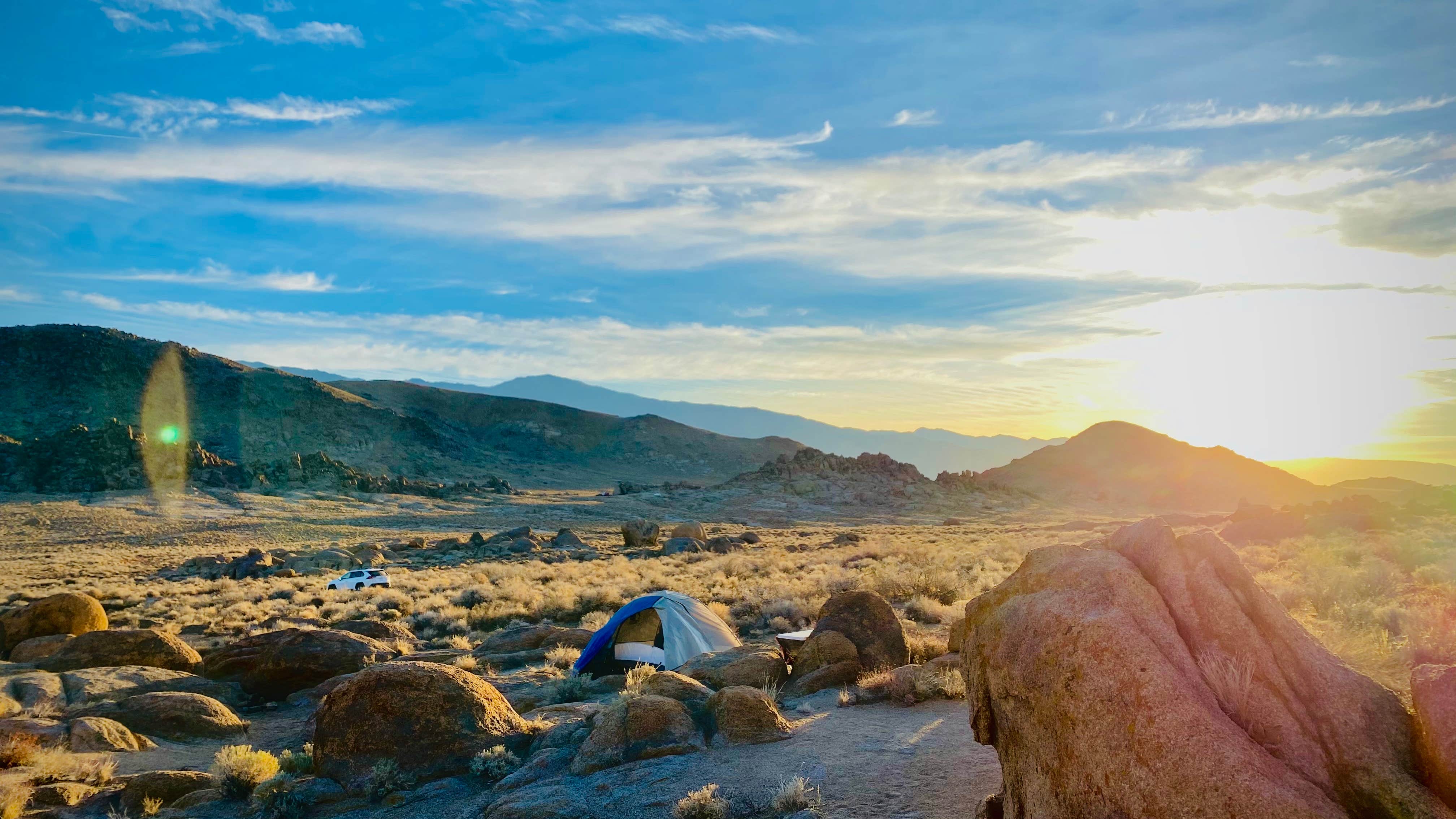 Alejandro L.'s photo of a dispersed camping area at Alabama Hills Recreation Area near Darwin, CA