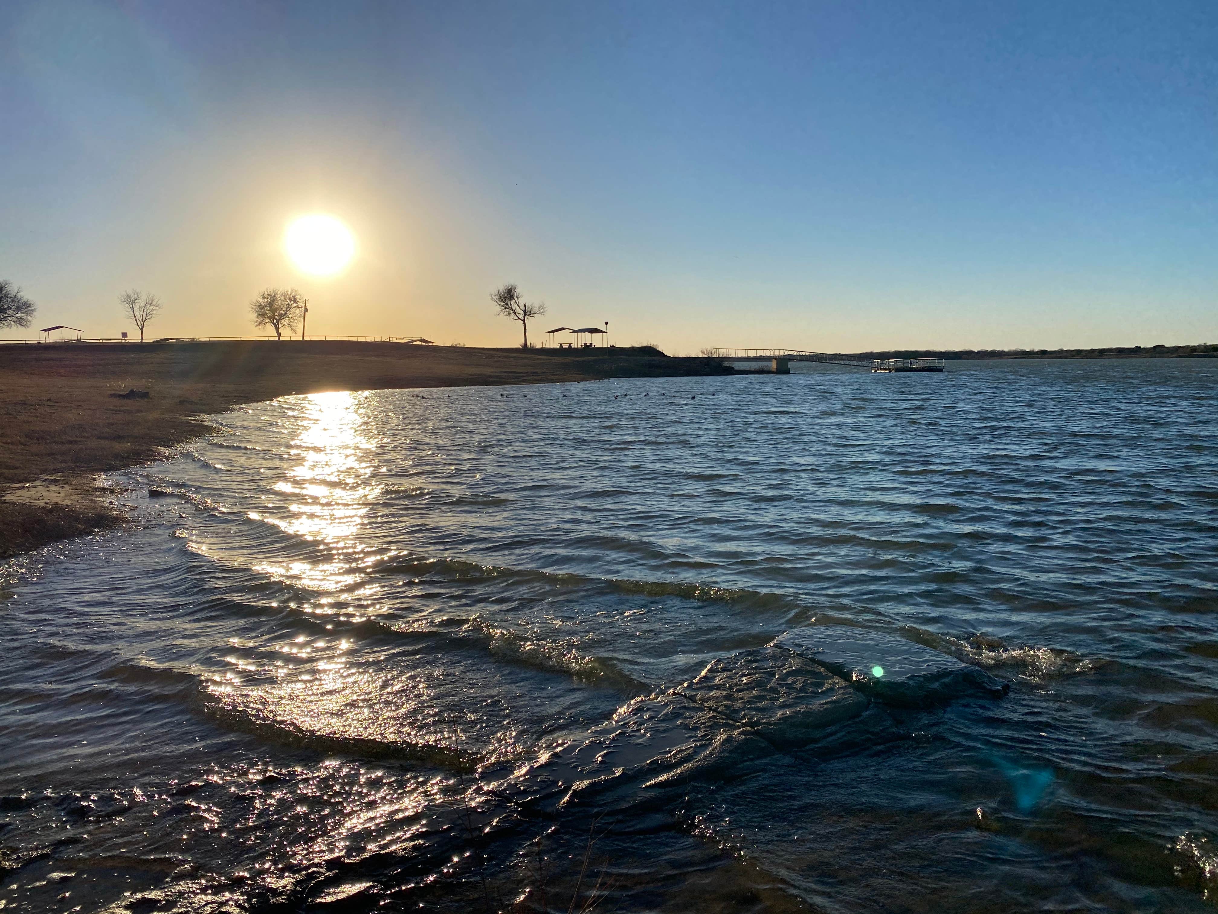 Camping near The River Bottom: Sowell Creek at Proctor Lake, Dublin, Texas