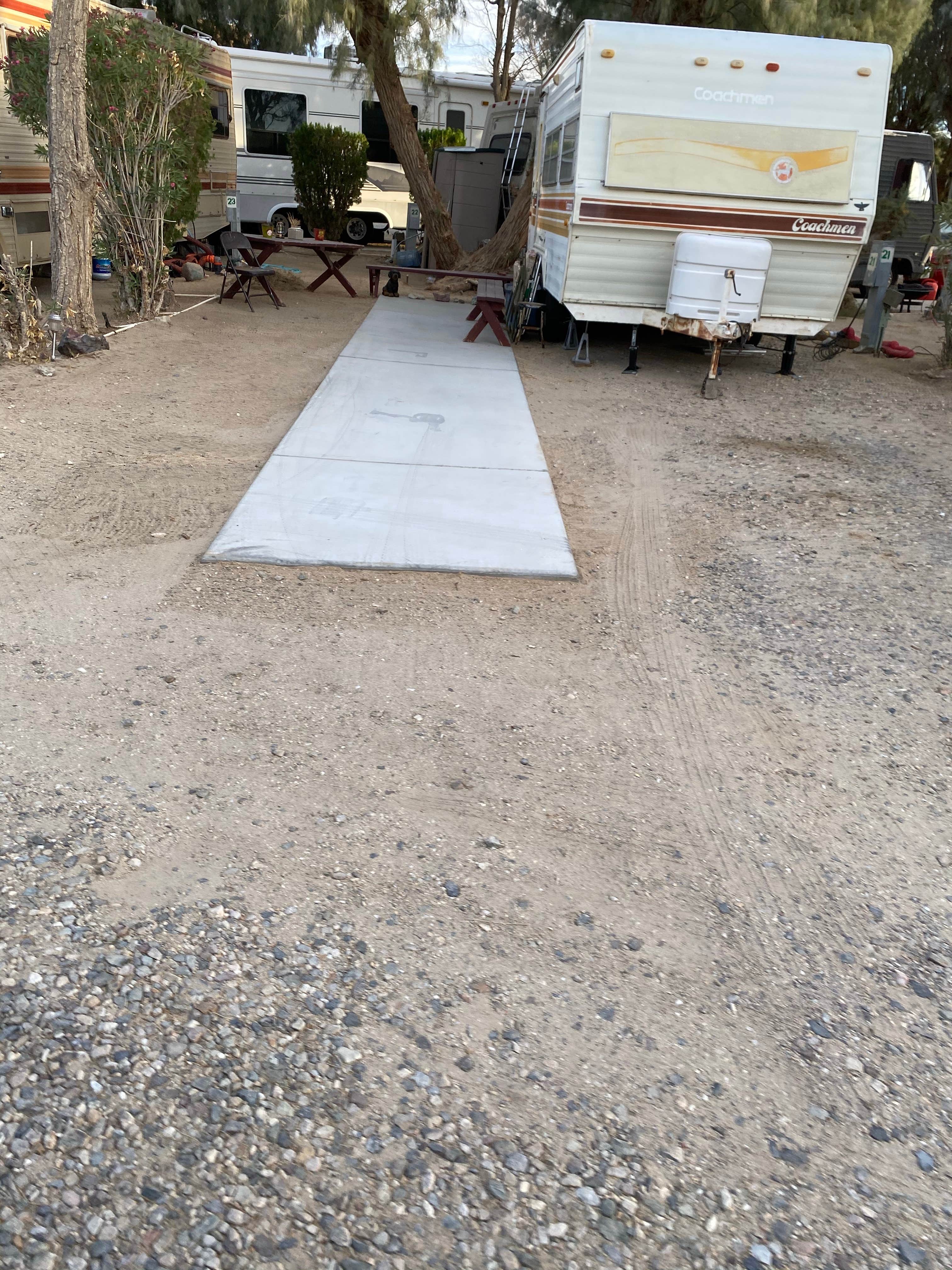 Brittney  C.'s photo of rv camping at Shady Lane RV Camp near Randsburg, CA