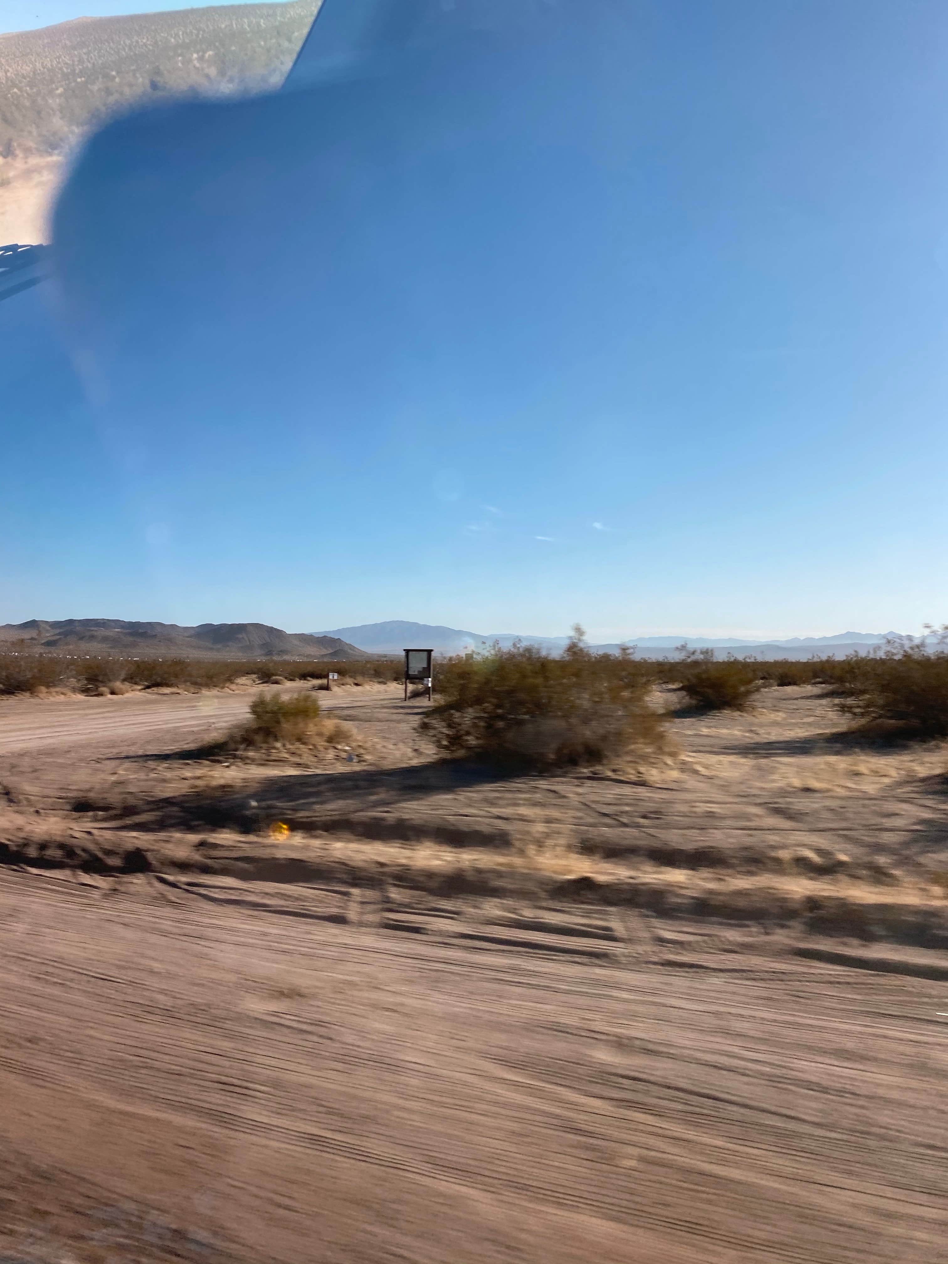 Camper-submitted photo at Wagon Wheel Staging Area near Red Mountain, CA