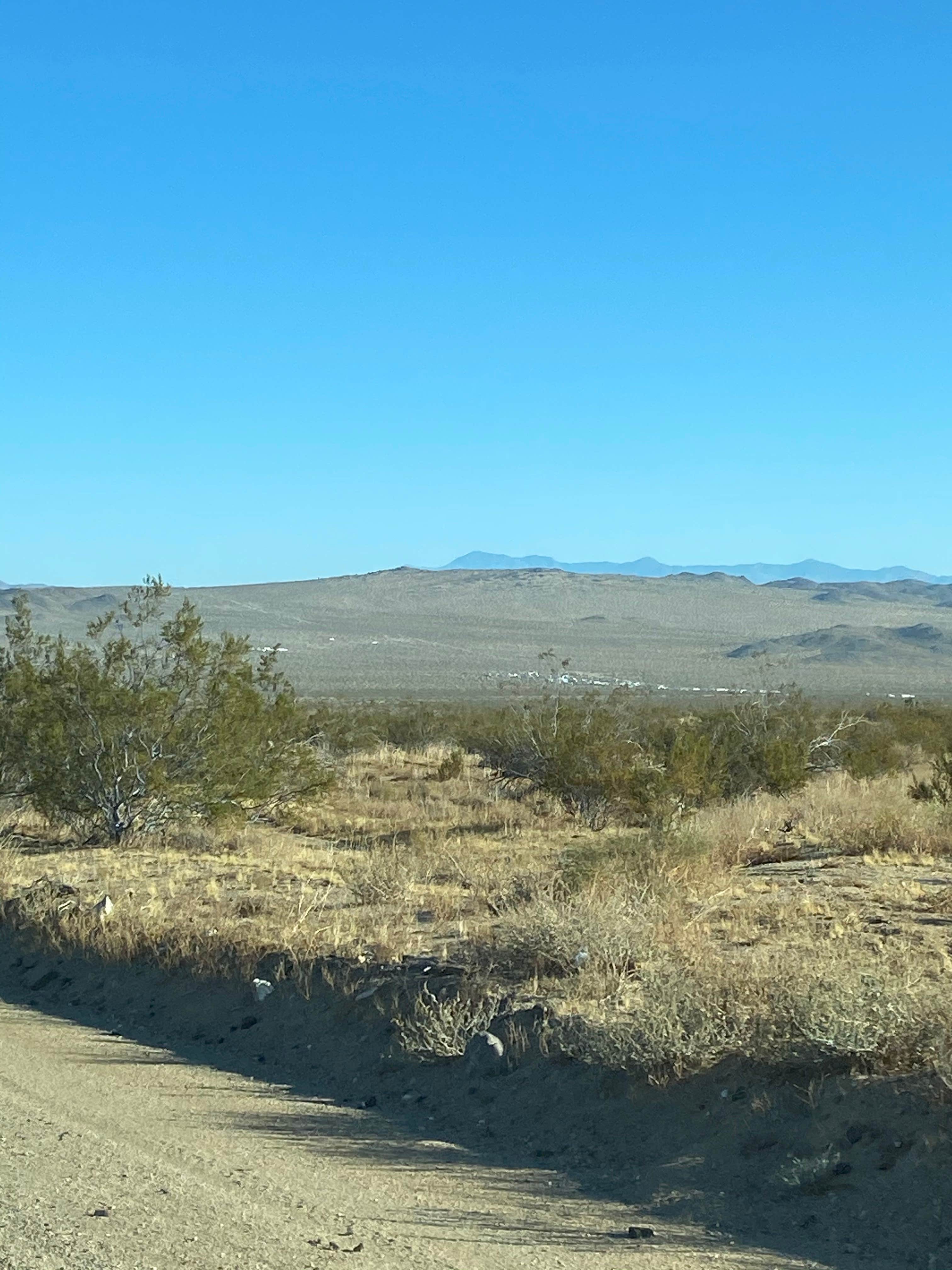 Camper-submitted photo at Wagon Wheel Staging Area near Red Mountain, CA
