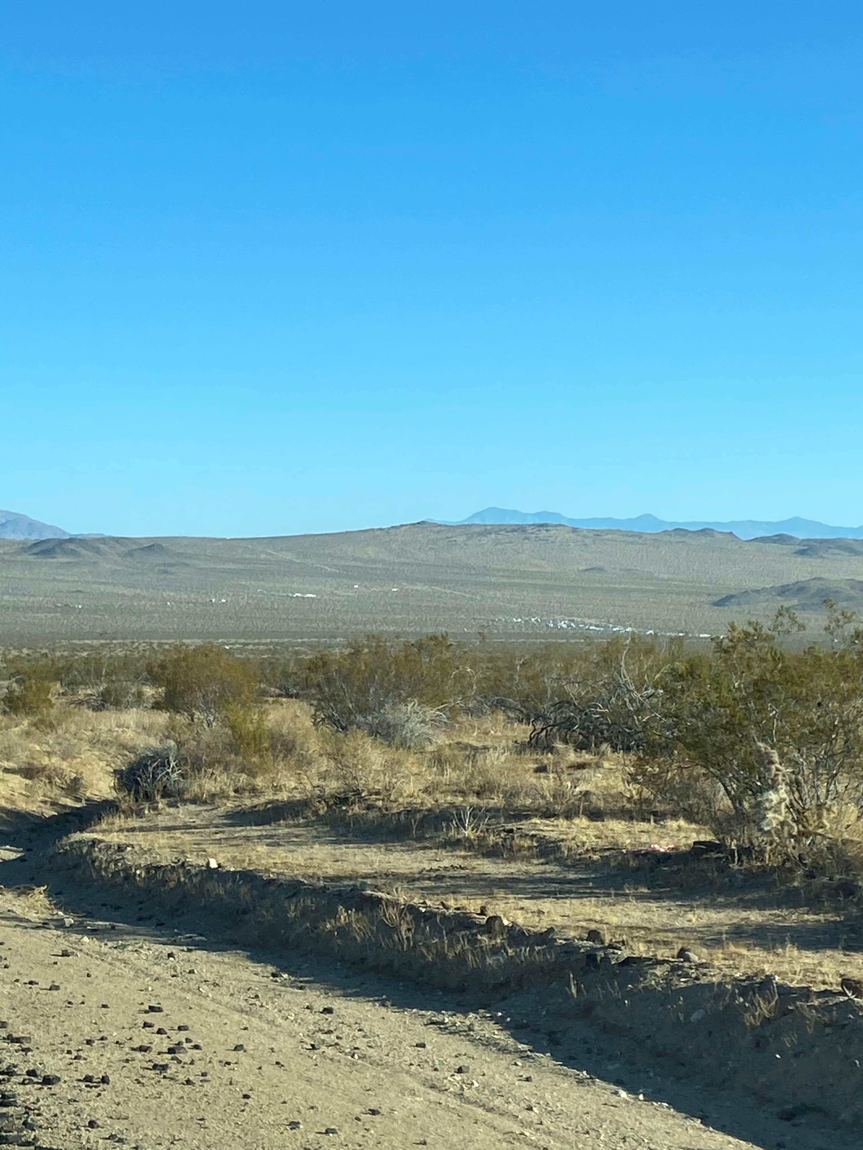Camper-submitted photo at Wagon Wheel Staging Area near Red Mountain, CA