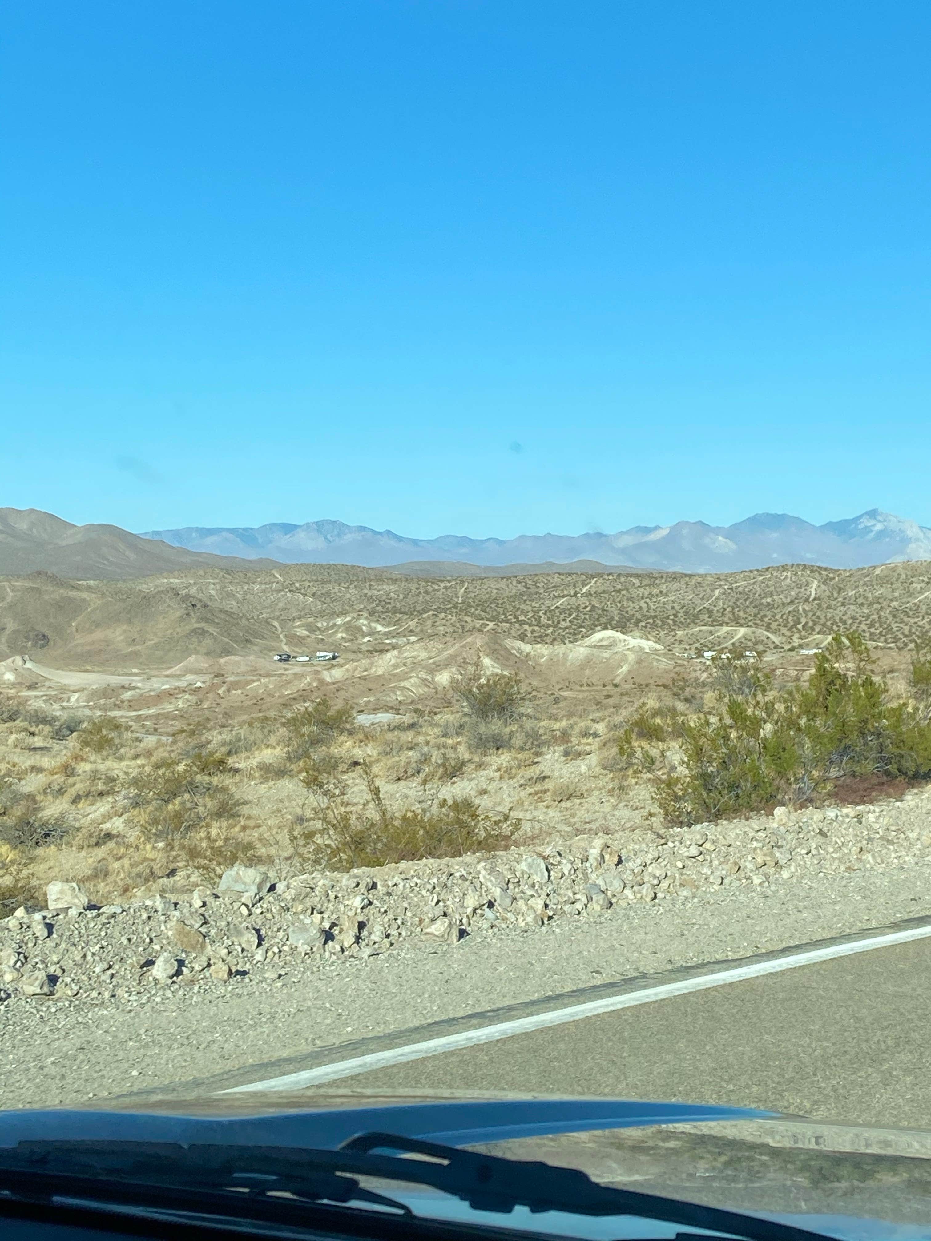 Camper-submitted photo at Wagon Wheel Staging Area near Red Mountain, CA