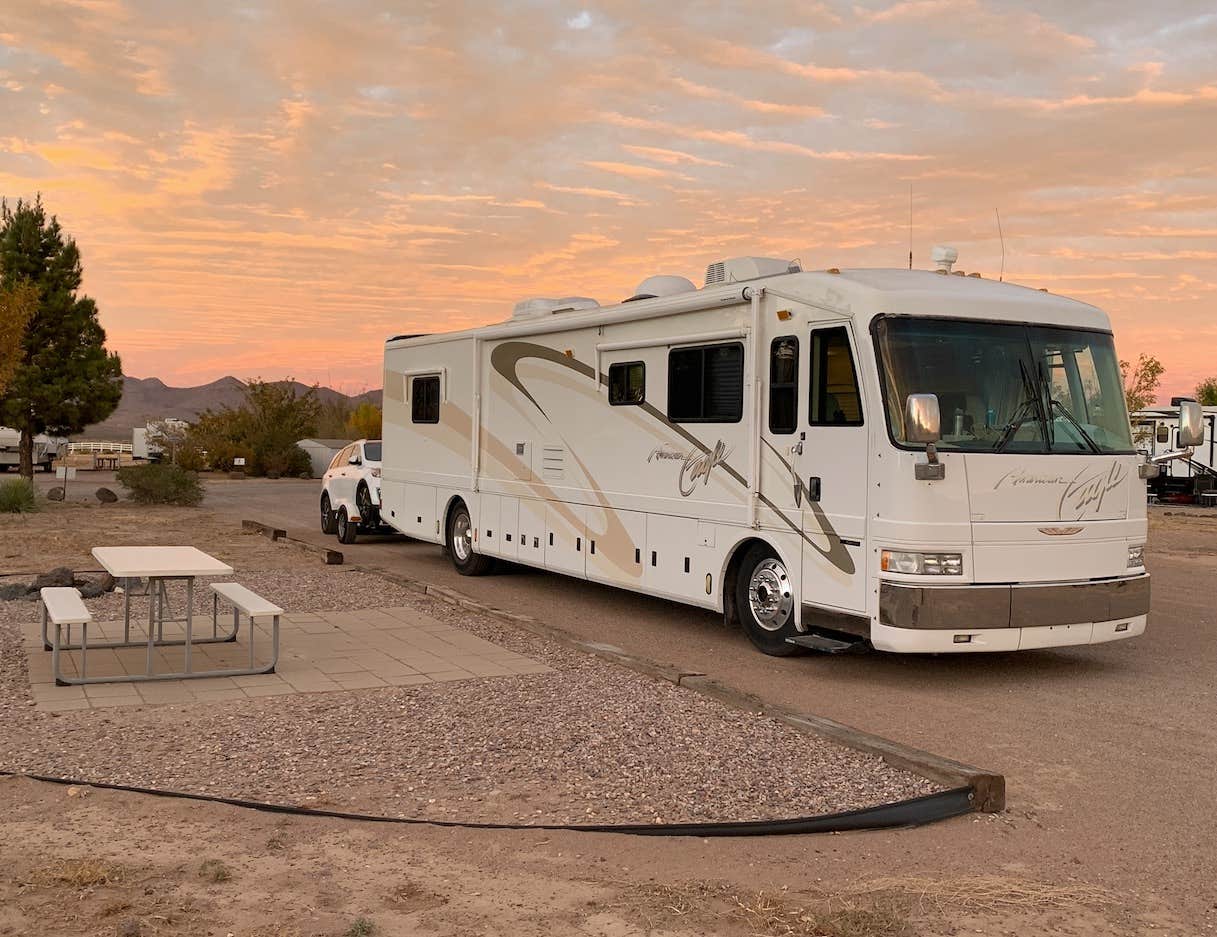 Charlie's photo of rv camping at Rusty's RV Ranch near Rodeo, NM