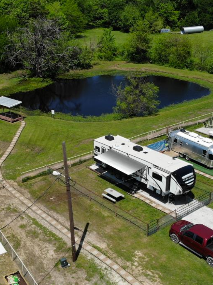 Amy G.'s photo of rv camping at Waggin Tail Ranch RV Park near Frisco, TX