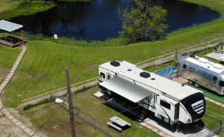 Amy G.'s photo of rv camping at Waggin Tail Ranch RV Park near Valley View, TX