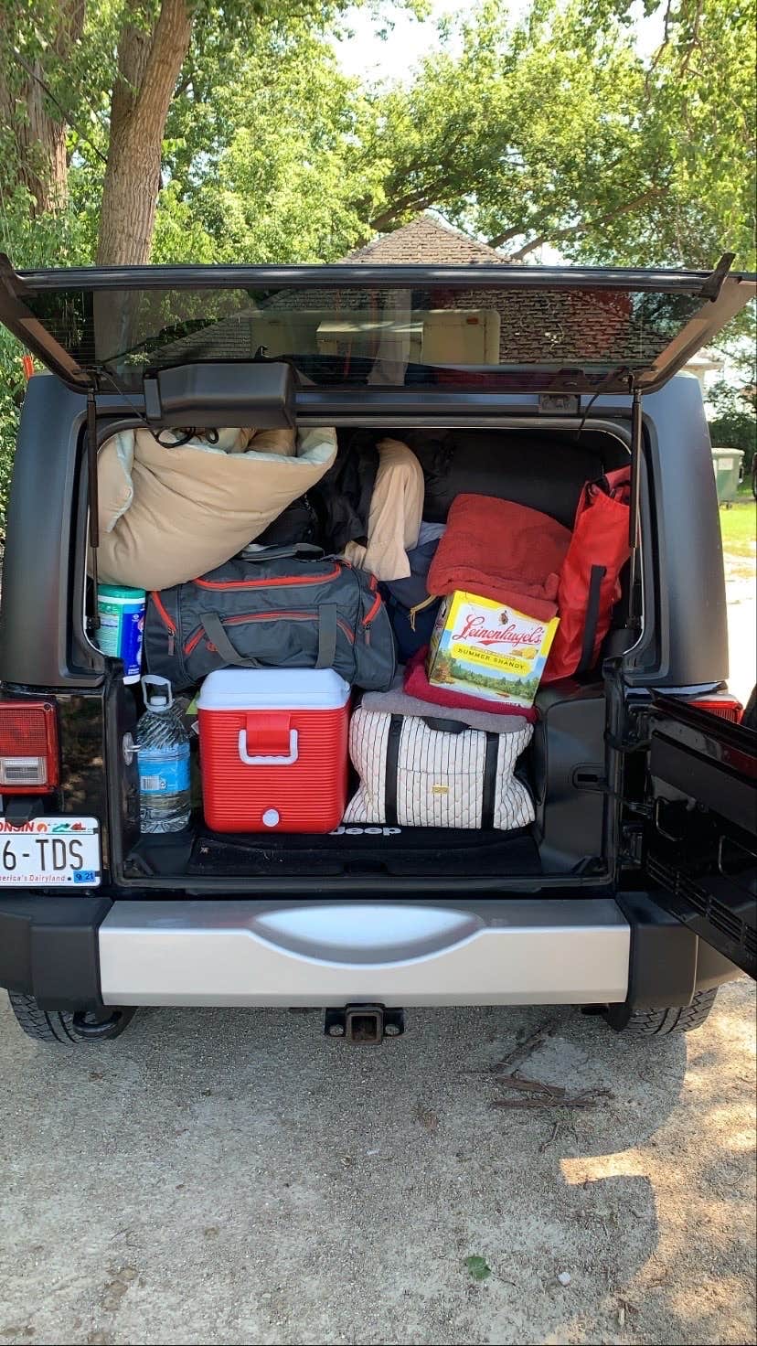 Camper-submitted photo at Castle Mound Campground — Black River State Forest near Humbird, WI