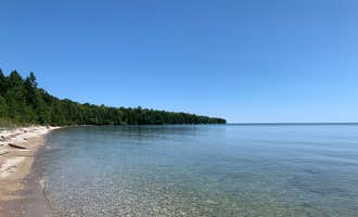 Camping near Wagon Trail Campground: Newport State Park Campground, Ellison Bay, Wisconsin
