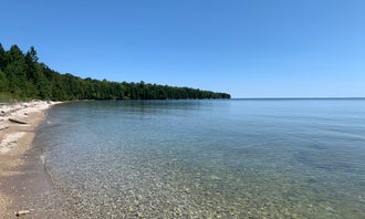 Camping near Wagon Trail Campground: Newport State Park Campground, Ellison Bay, Wisconsin