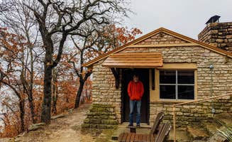 Shari G.'s photo of glamping accommodations at Lake Brownwood State Park Campground near Bangs, TX