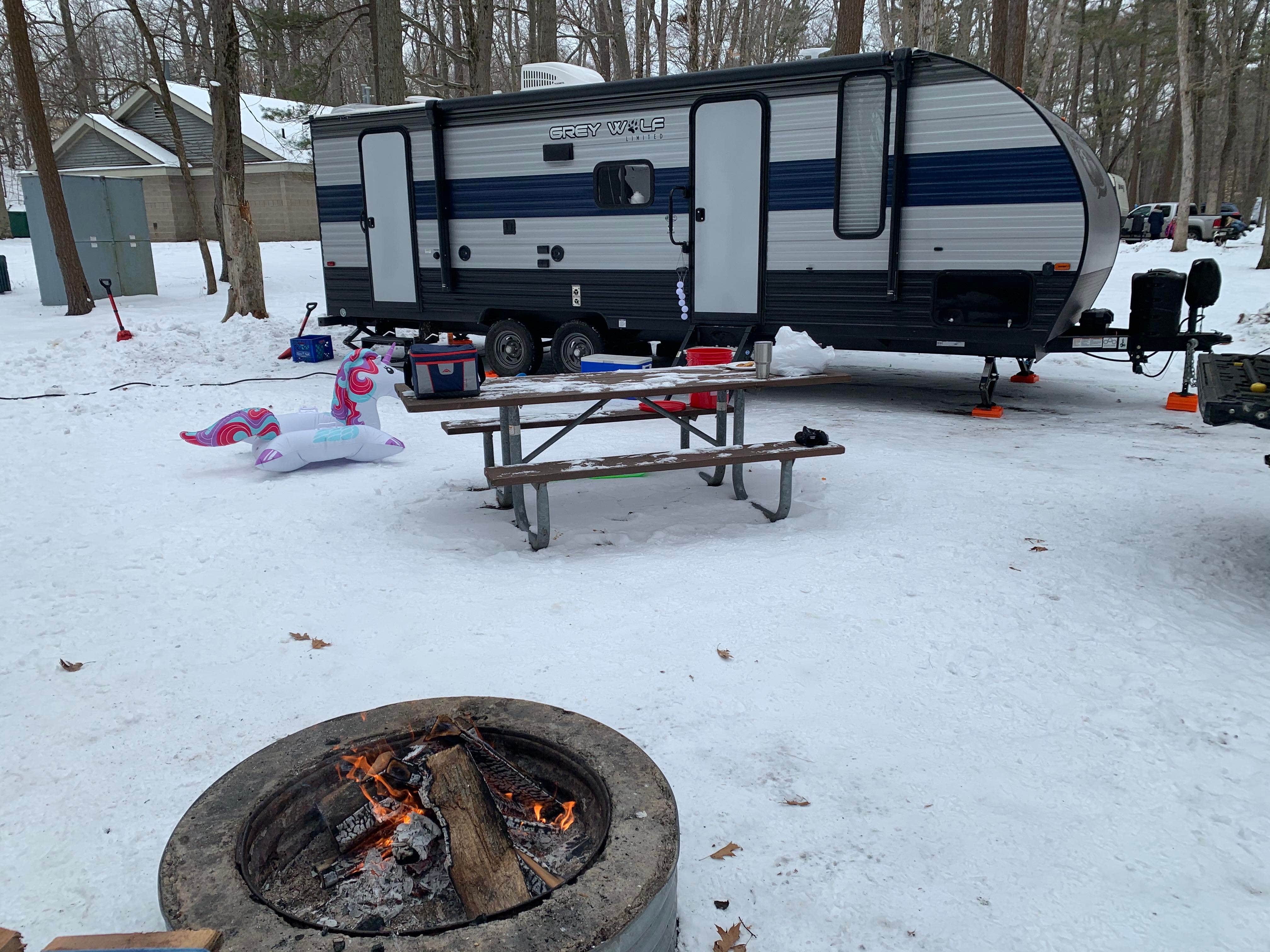 Camper-submitted photo at Lake Michigan Campground at Muskegon State Park Campground near Coopersville, MI