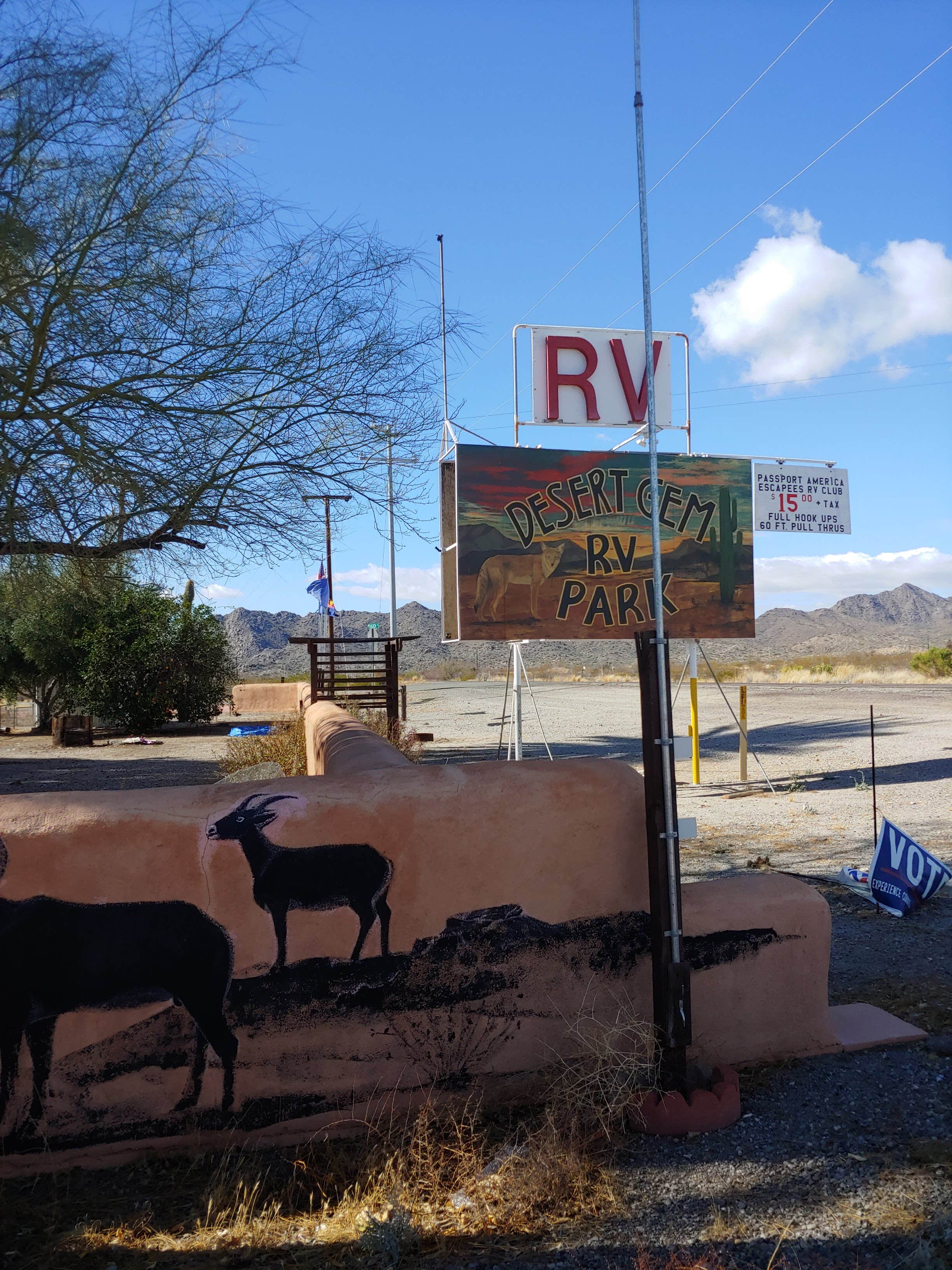 Camper-submitted photo at Desert Gem RV near Salome, AZ