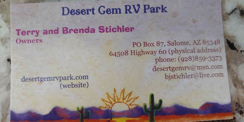 Camper submitted image from Desert Gem RV