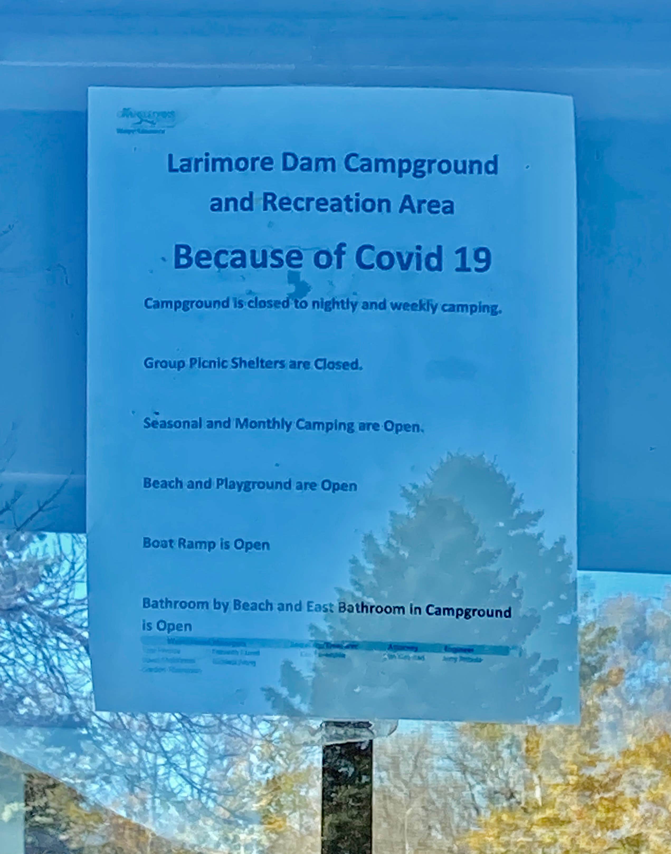 Camper submitted image from Larimore Dam Rec Area - 3
