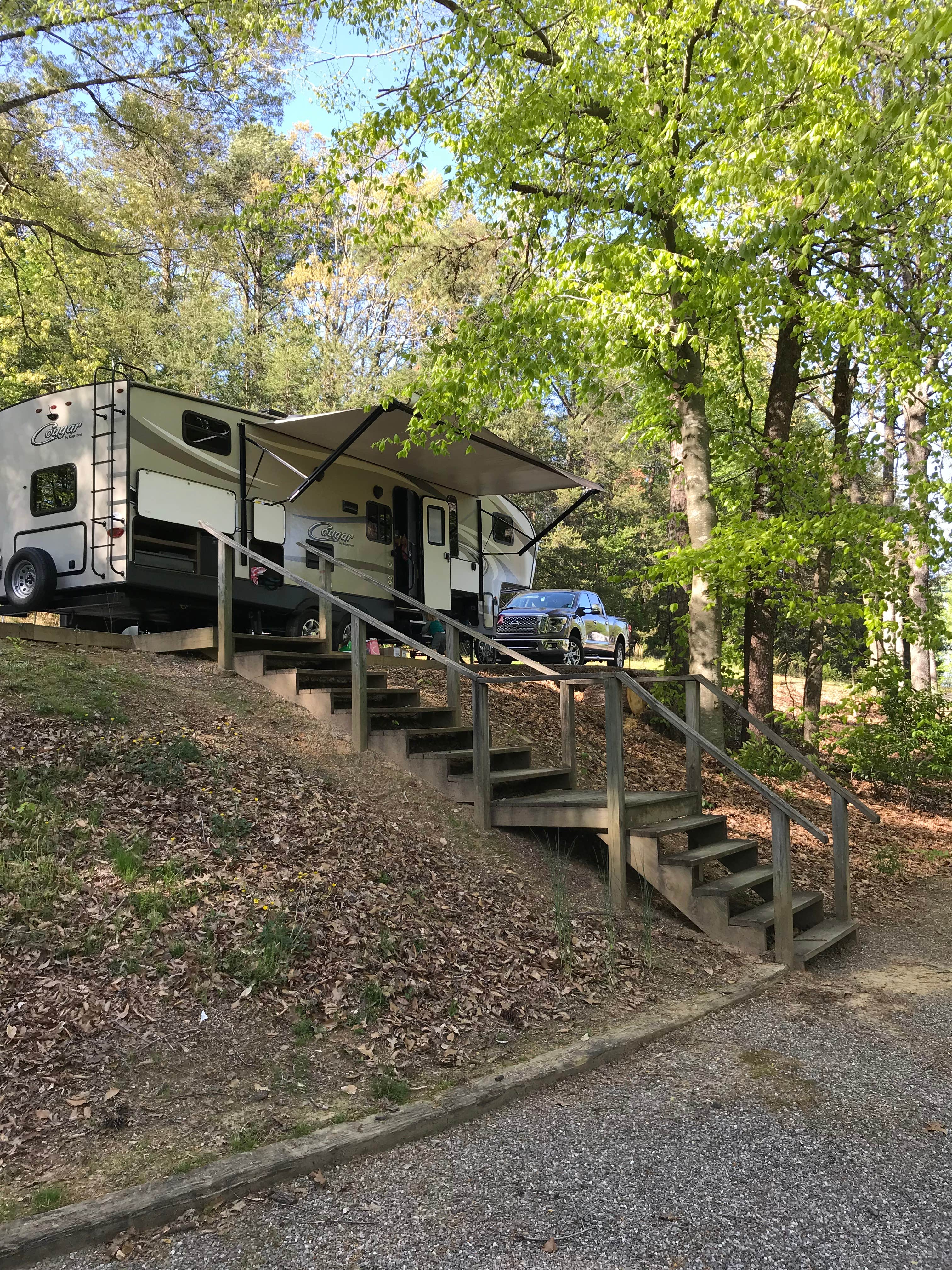 Camper-submitted photo at COE W Kerr Scott Reservoir Bandits Roost Campground near Blue Ridge Parkway