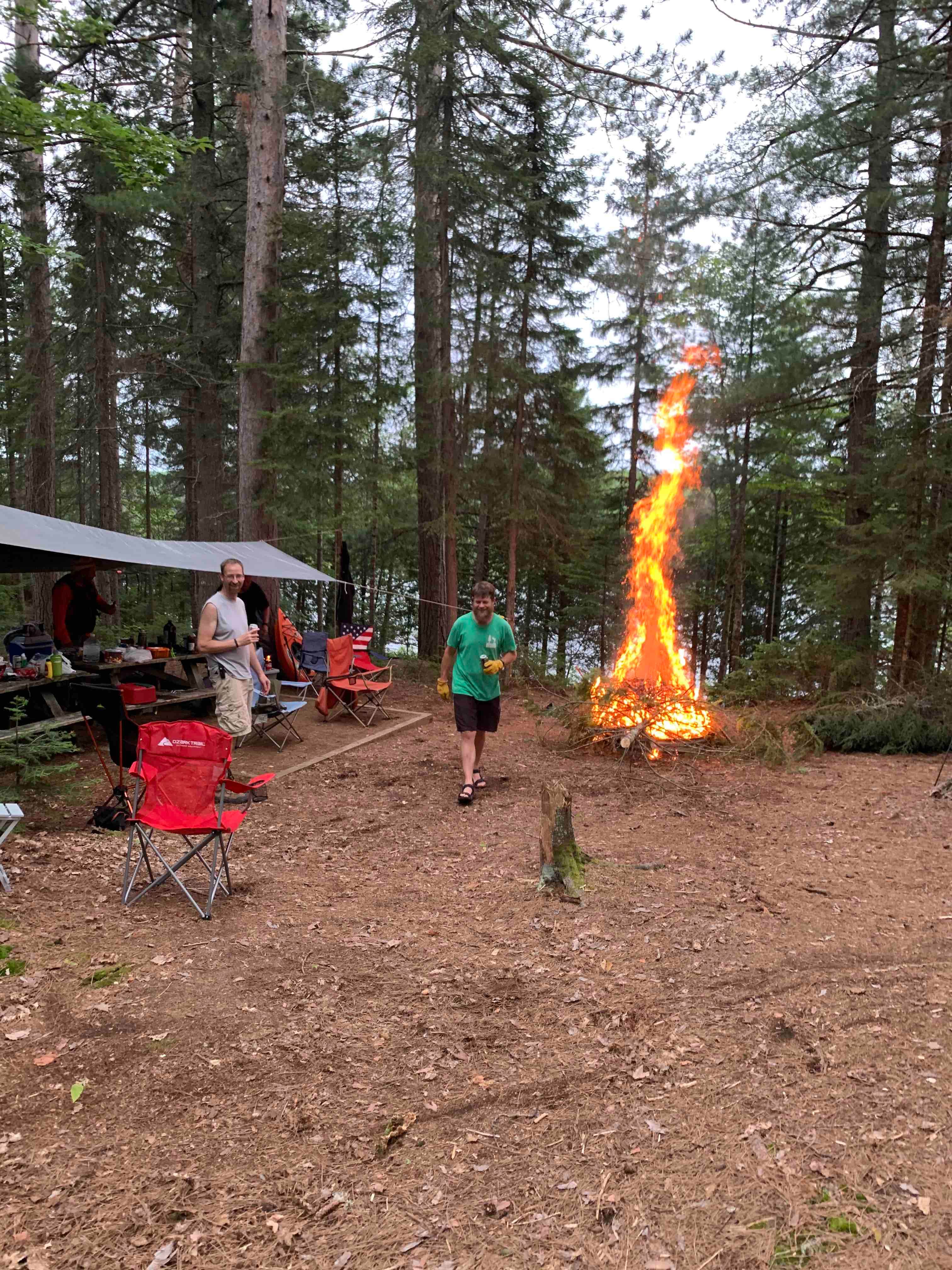 Mike S.'s photo of tent camping at Craig Lake State Park Campground near Houghton, MI