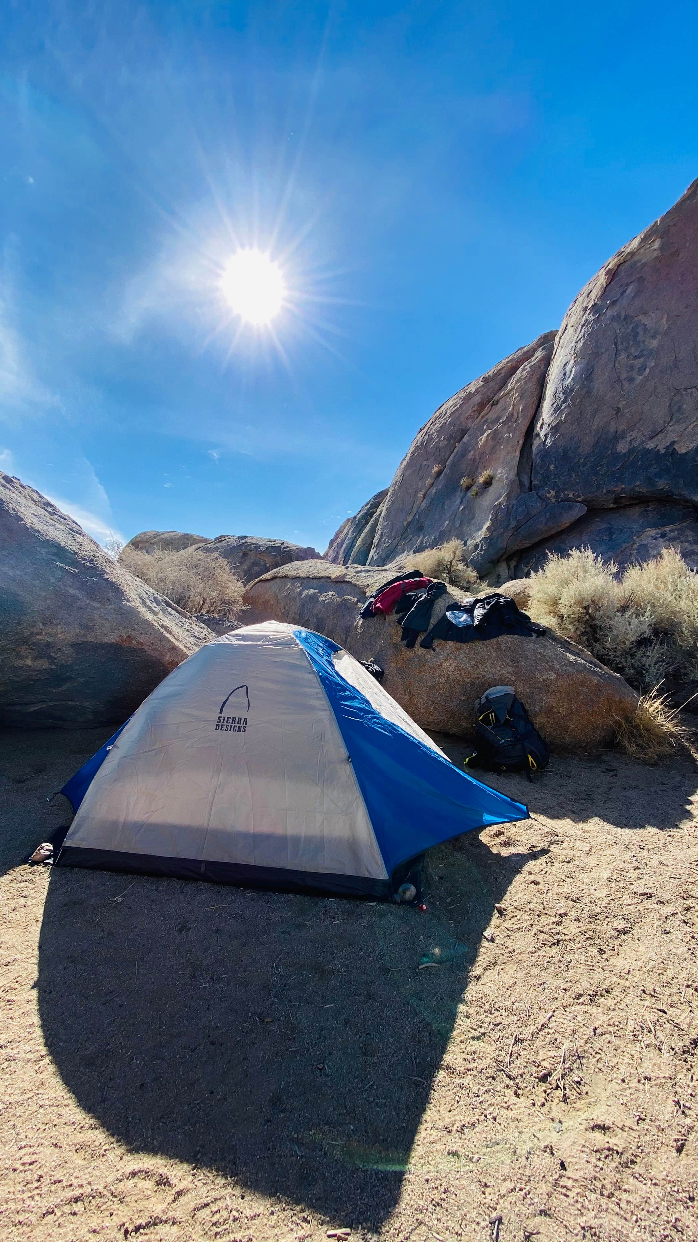 Alejandro L.'s photo of a dispersed camping area at Alabama Hills Recreation Area in California