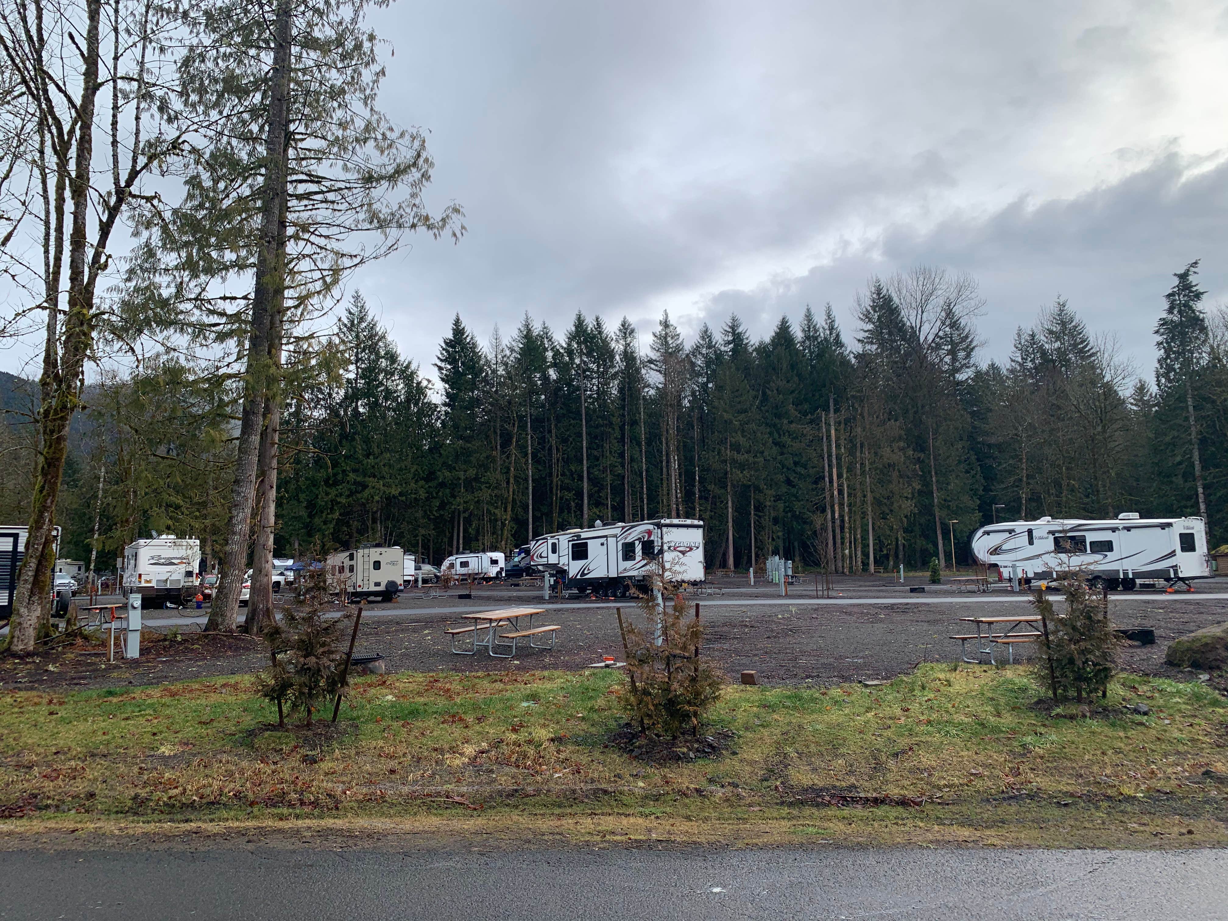 Mark F.'s photo of rv camping at Mt Hood Village Resort near Estacada, OR