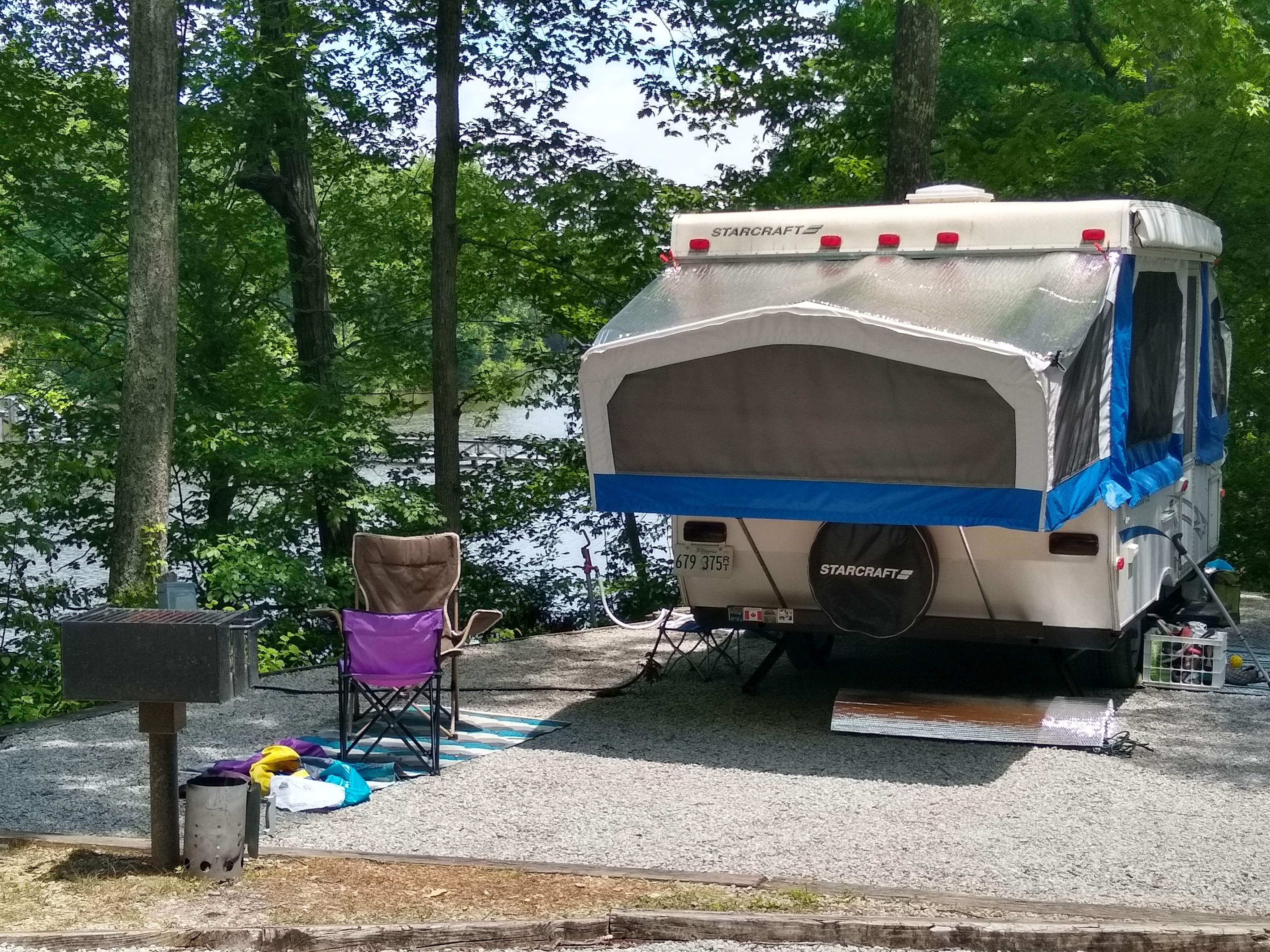 Rachel C.'s photo of rv camping at Cub Lake Campground #2 — Natchez Trace State Park near Jackson, TN