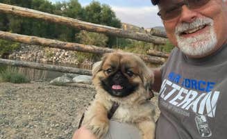 Domingo F.'s photo of camping with pets at Windhaven RV Resort near Dubois, WY