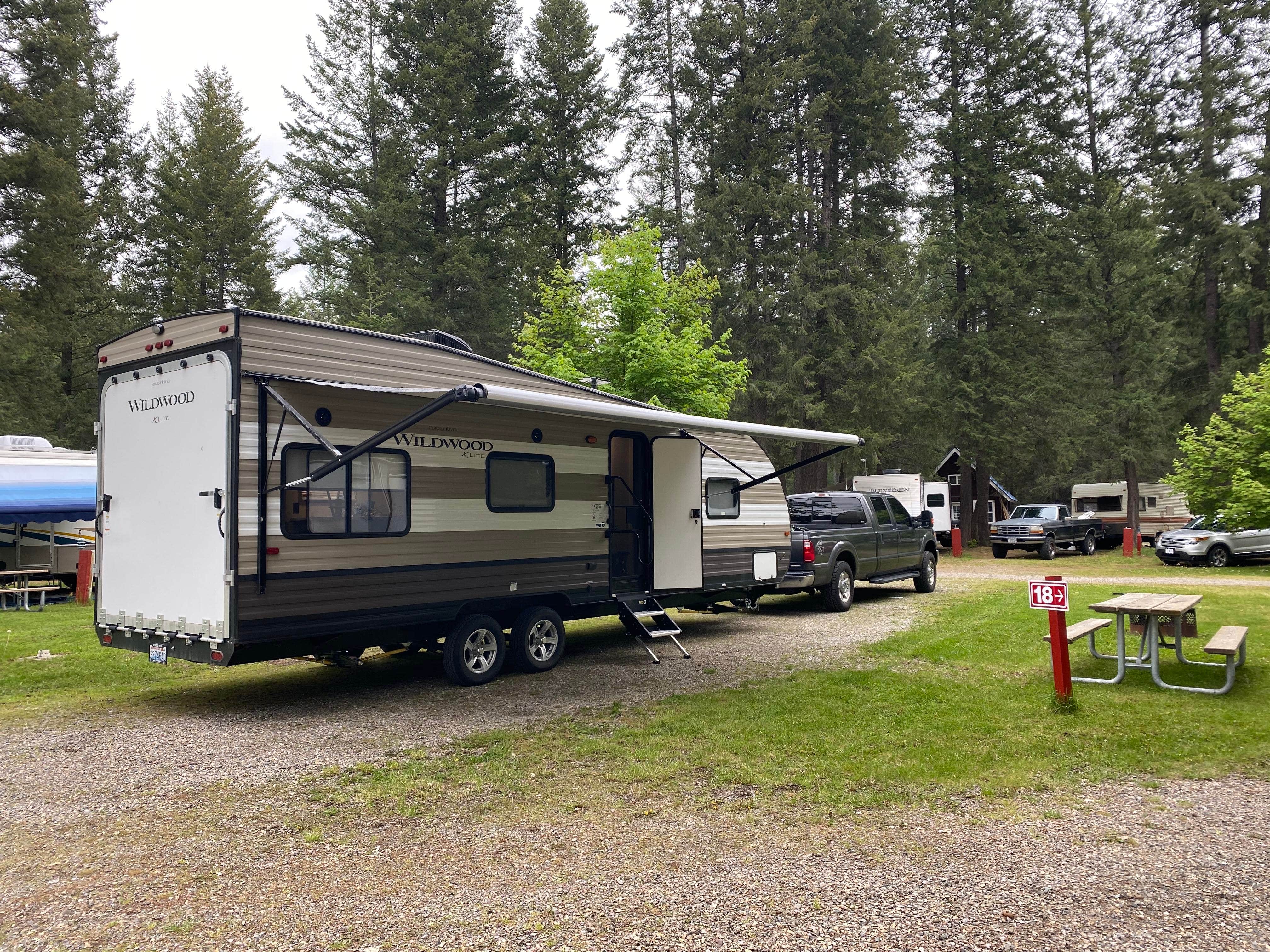 Don R.'s photo of rv camping at Kootenai River Campground near Naples, ID