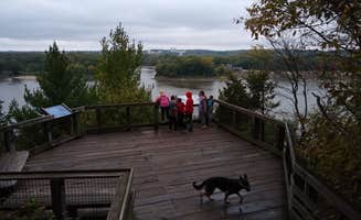 Rachel C.'s photo of camping with pets at Starved Rock Campground — Starved Rock State Park near Ottawa, IL