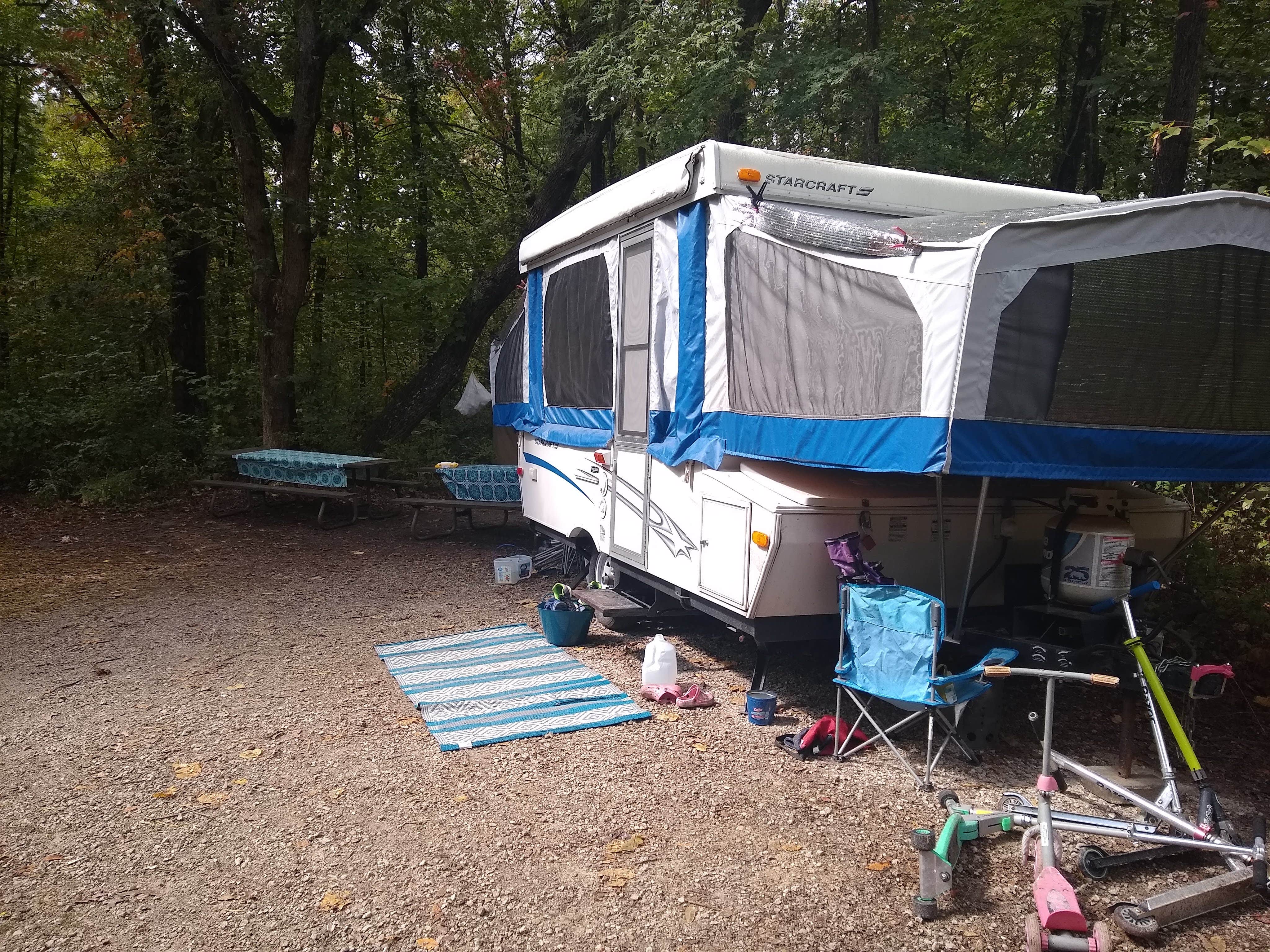 Rachel C.'s photo at Starved Rock Campground — Starved Rock State Park near Peru, IL
