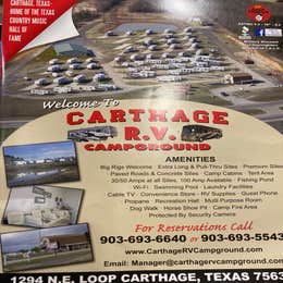 Carthage RV campground