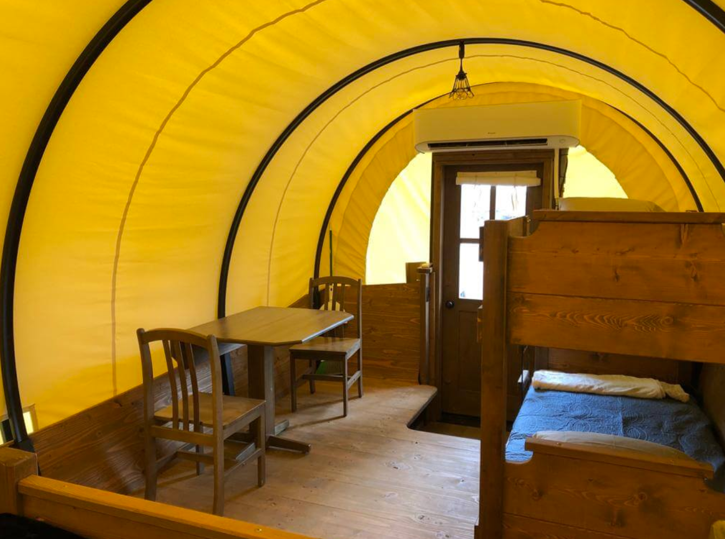 Amy G.'s photo of glamping accommodations at Hilltop Resorts and Campgrounds near Reynoldsburg, OH