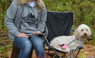 Hannah D.'s photo of camping with pets at Banning RV Park and Campground in Minnesota