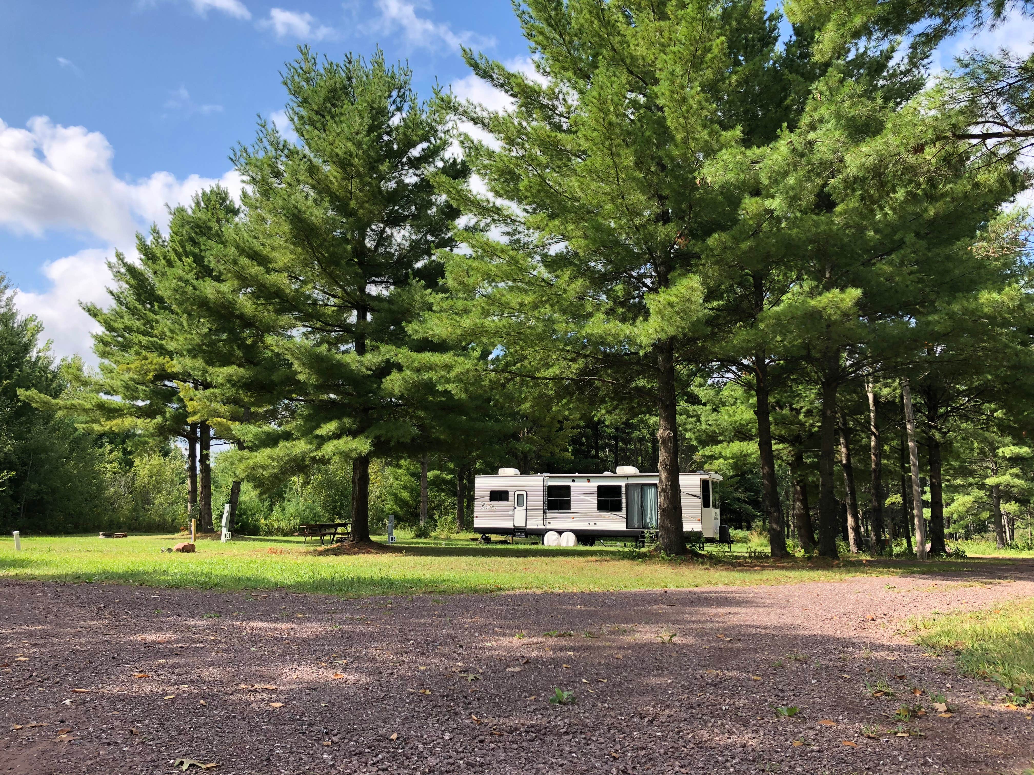 Hannah D.'s photo of rv camping at Banning RV Park and Campground near Wrenshall, MN