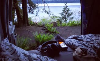 Kelsey Z.'s photo of glamping accommodations at Willaby Campground near Olympic National Park