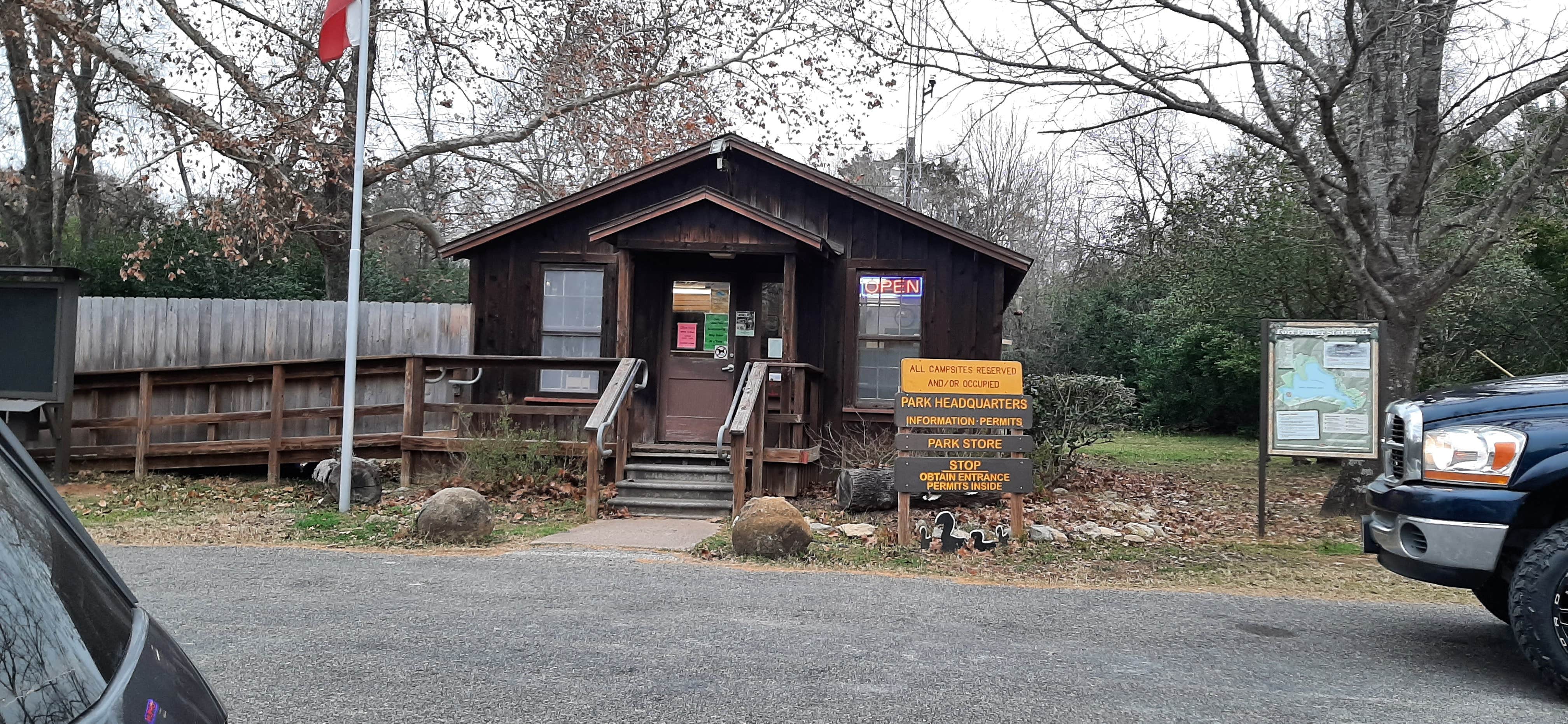 Amie M.'s photo of a cabin at Fort Parker State Park Campground near Bardwell Lake