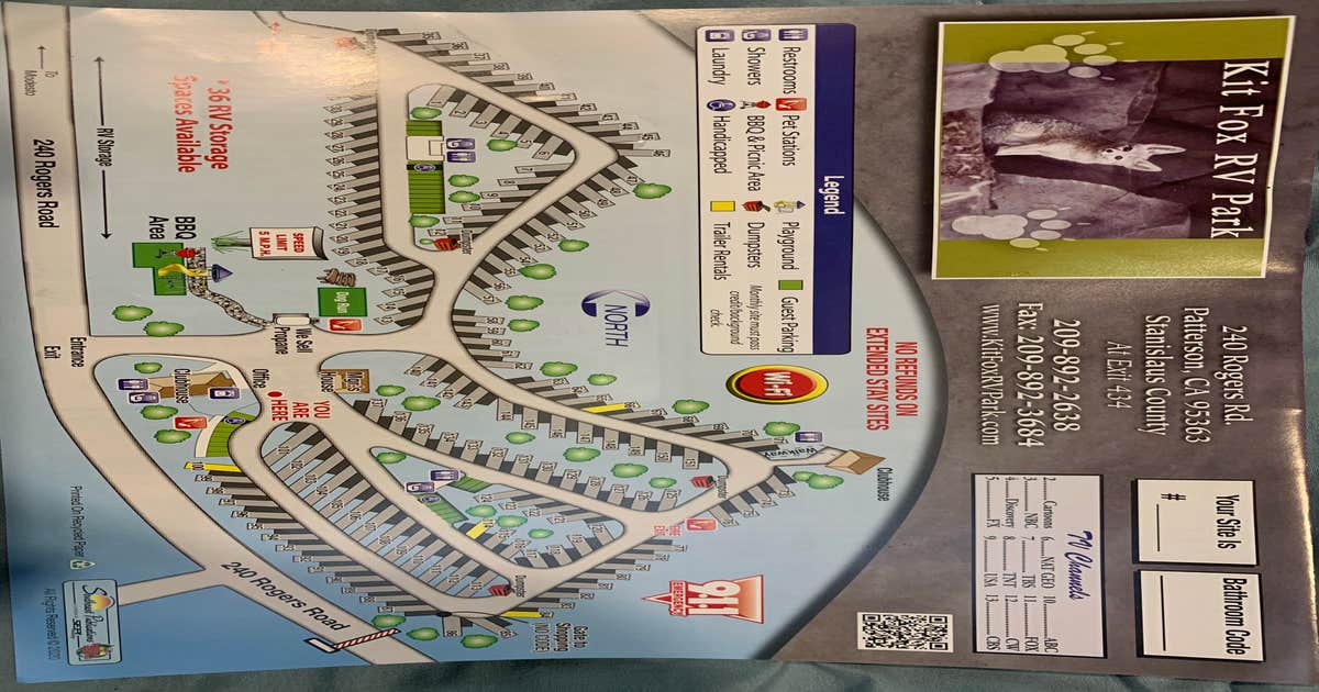 Kit Fox RV Park Patterson, CA