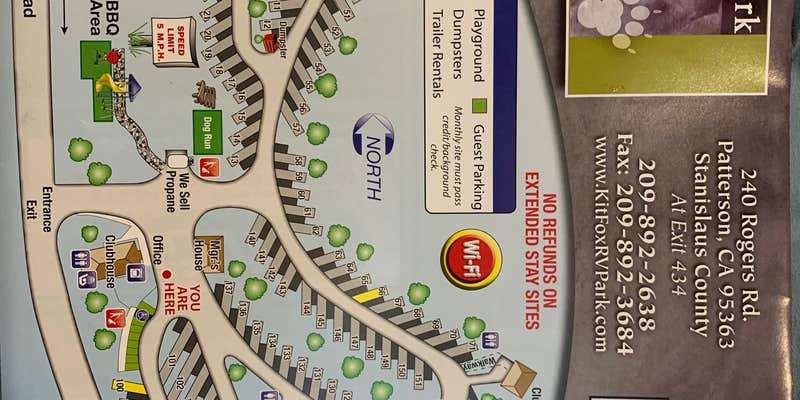 Camper submitted image from Kit Fox RV Park