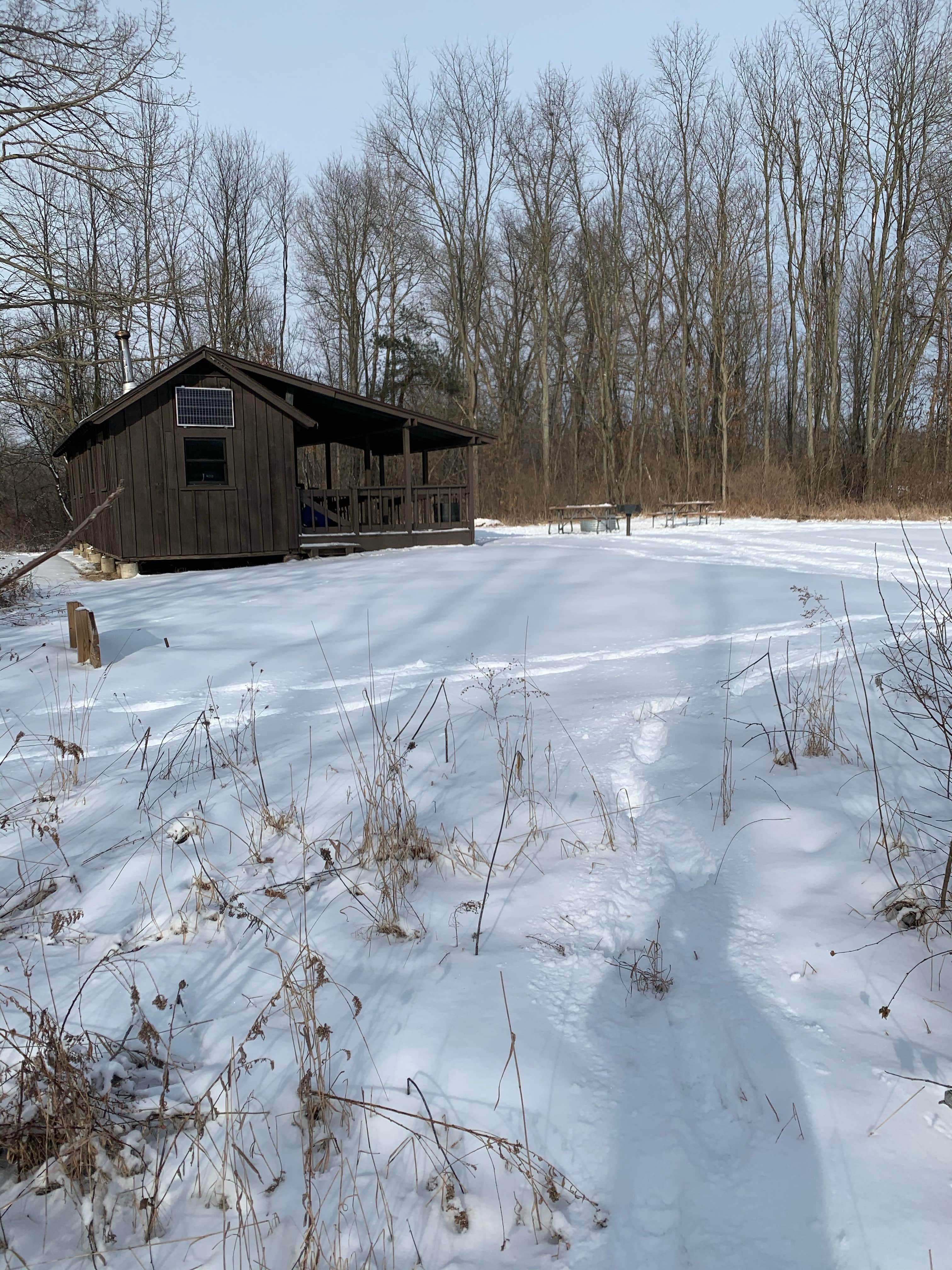 Mike S.'s photo of a cabin at Waterloo Sugarloaf Modern — Waterloo Recreation Area near New Hudson, MI
