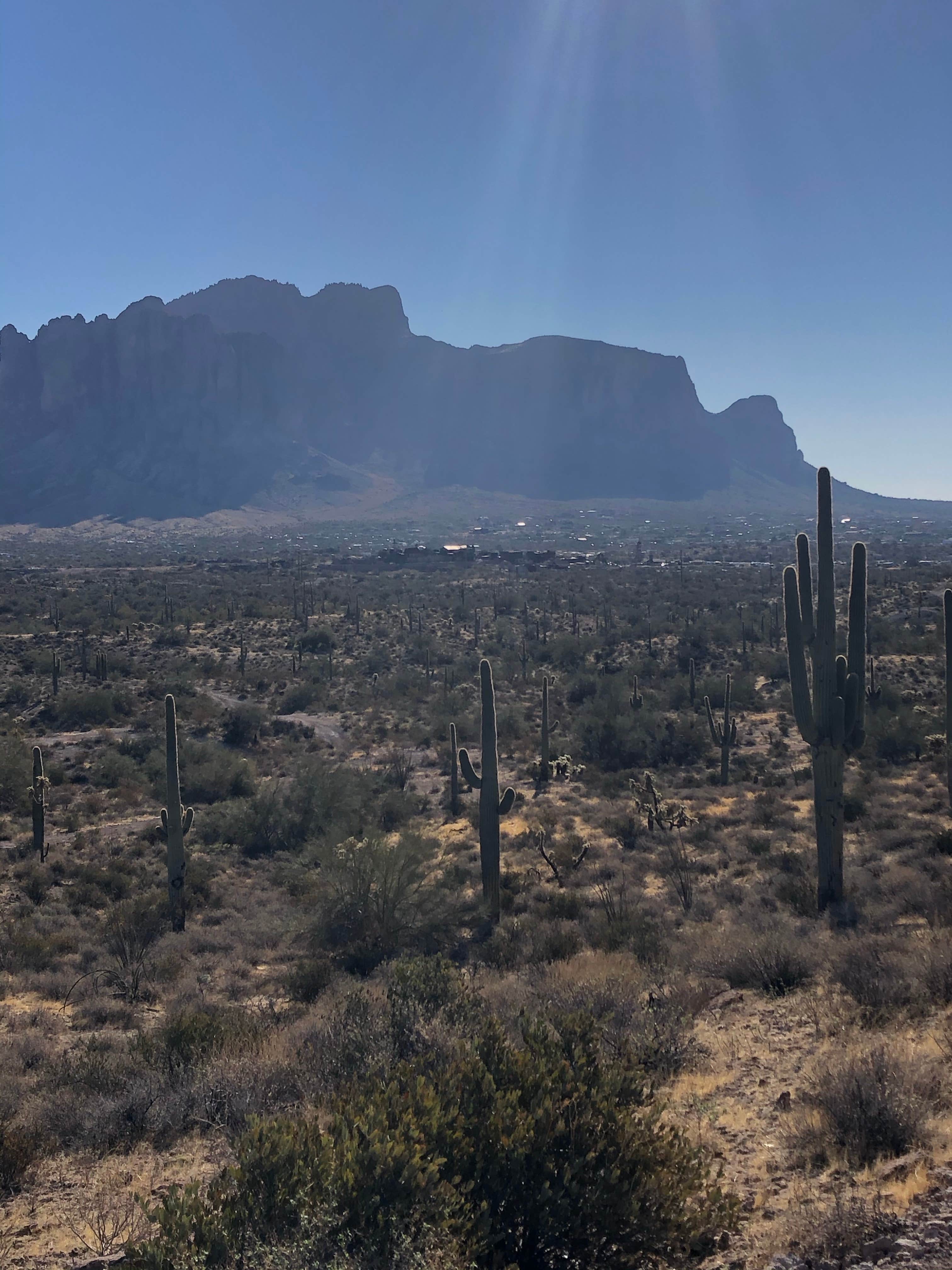 Camper-submitted photo at Goldfield Ghost Town Dry Camping near Gilbert, AZ
