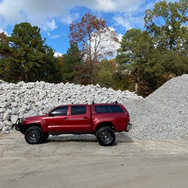 Dump station is behind all these rocks!